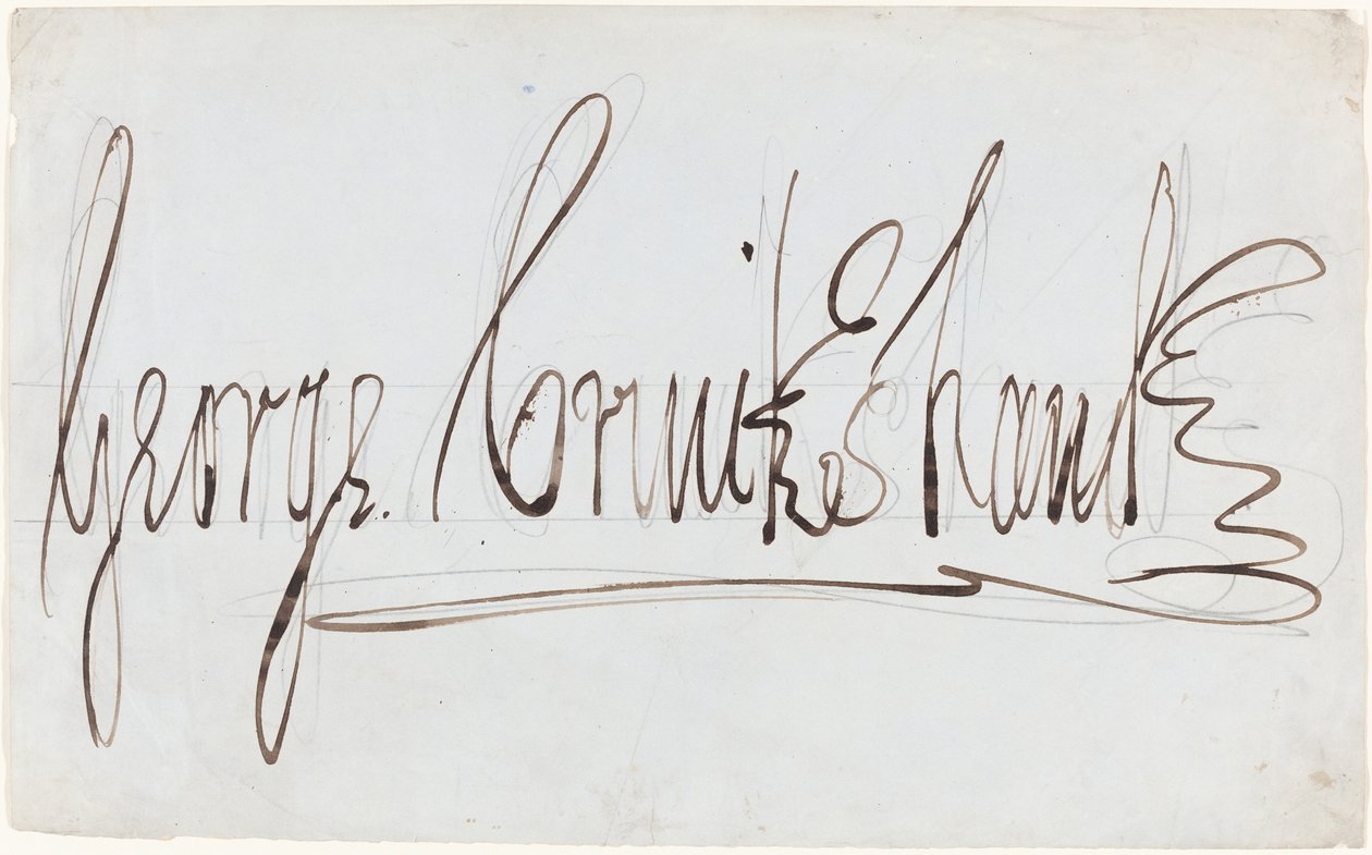 George Cruikshank (dekorativ signatur) af George Cruikshank