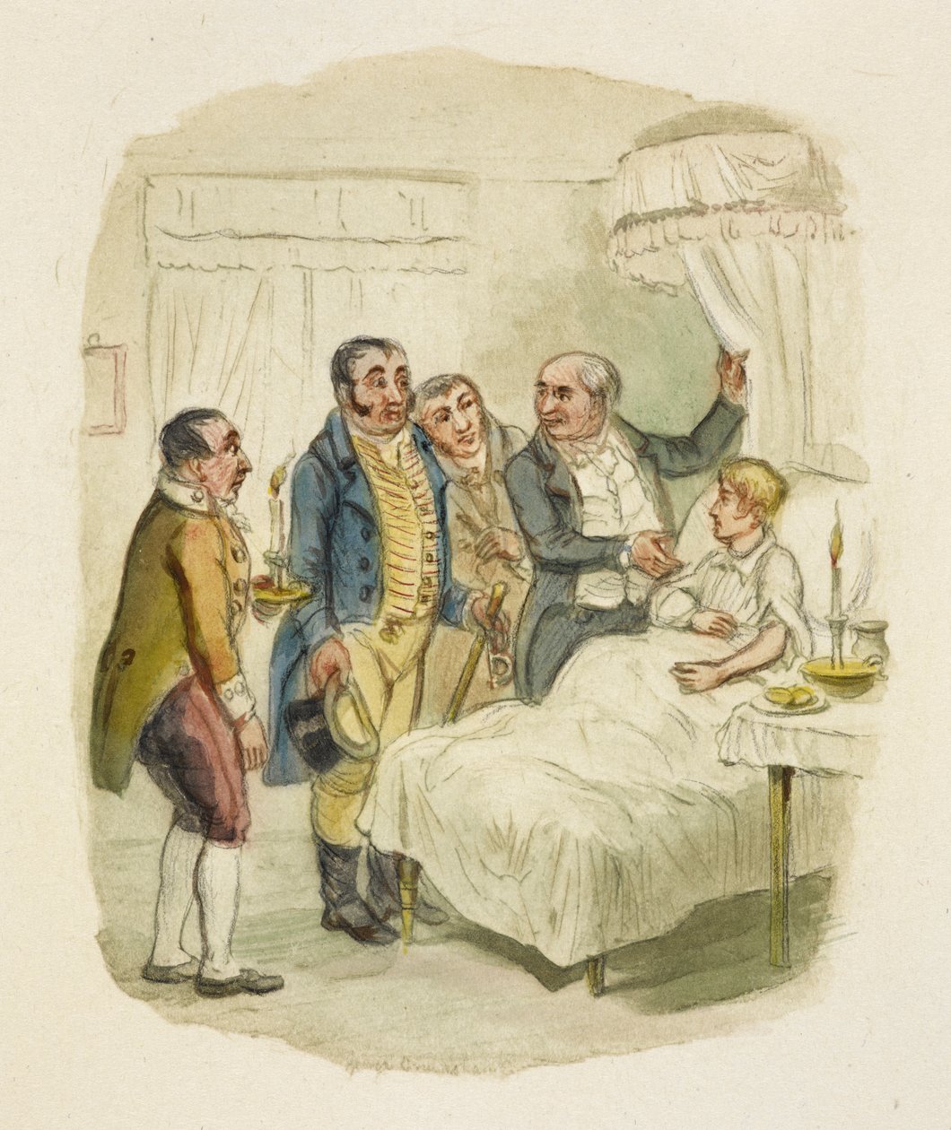 Illustration til "Oliver Twist" af George Cruikshank