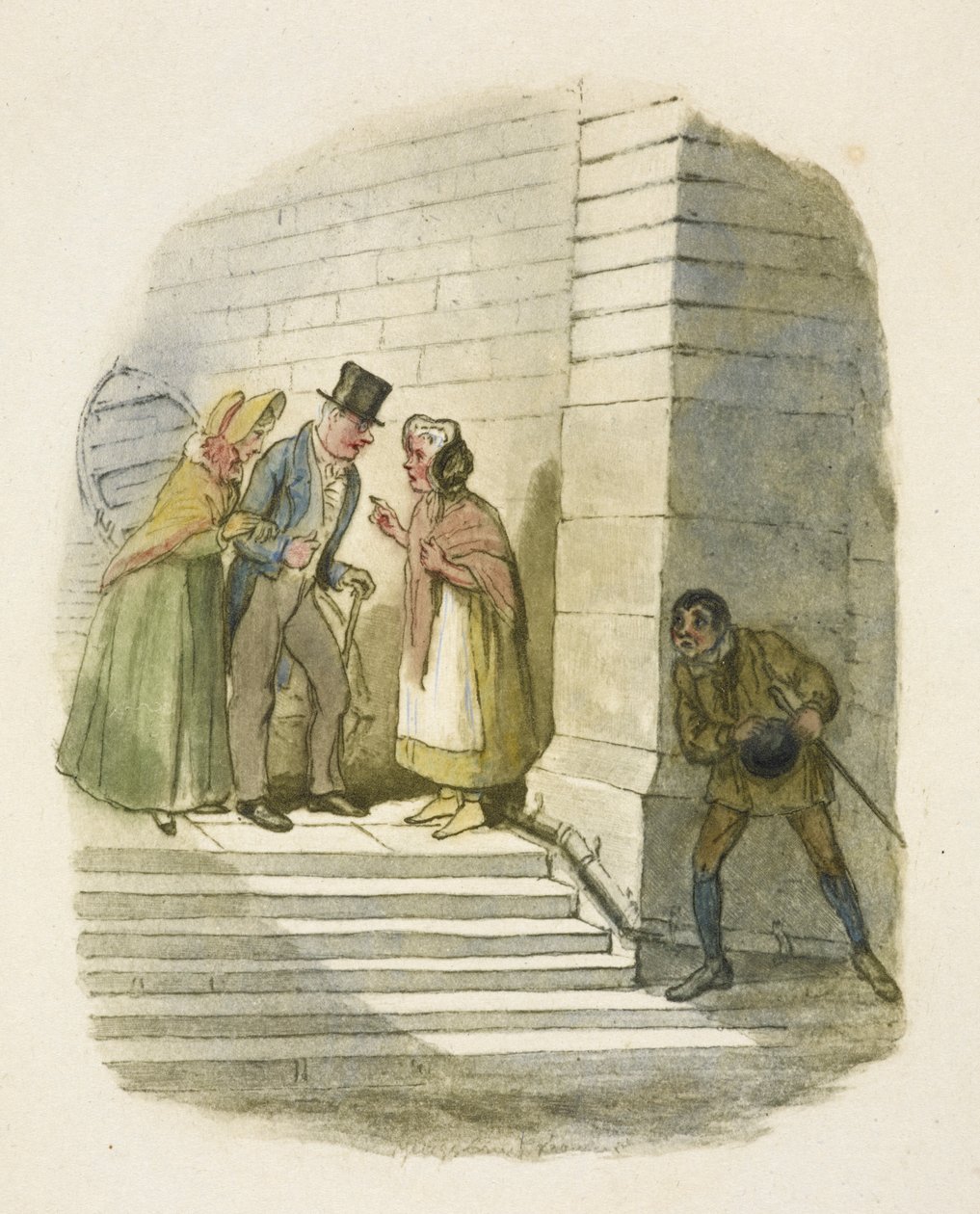 Illustration til "Oliver Twist" af George Cruikshank