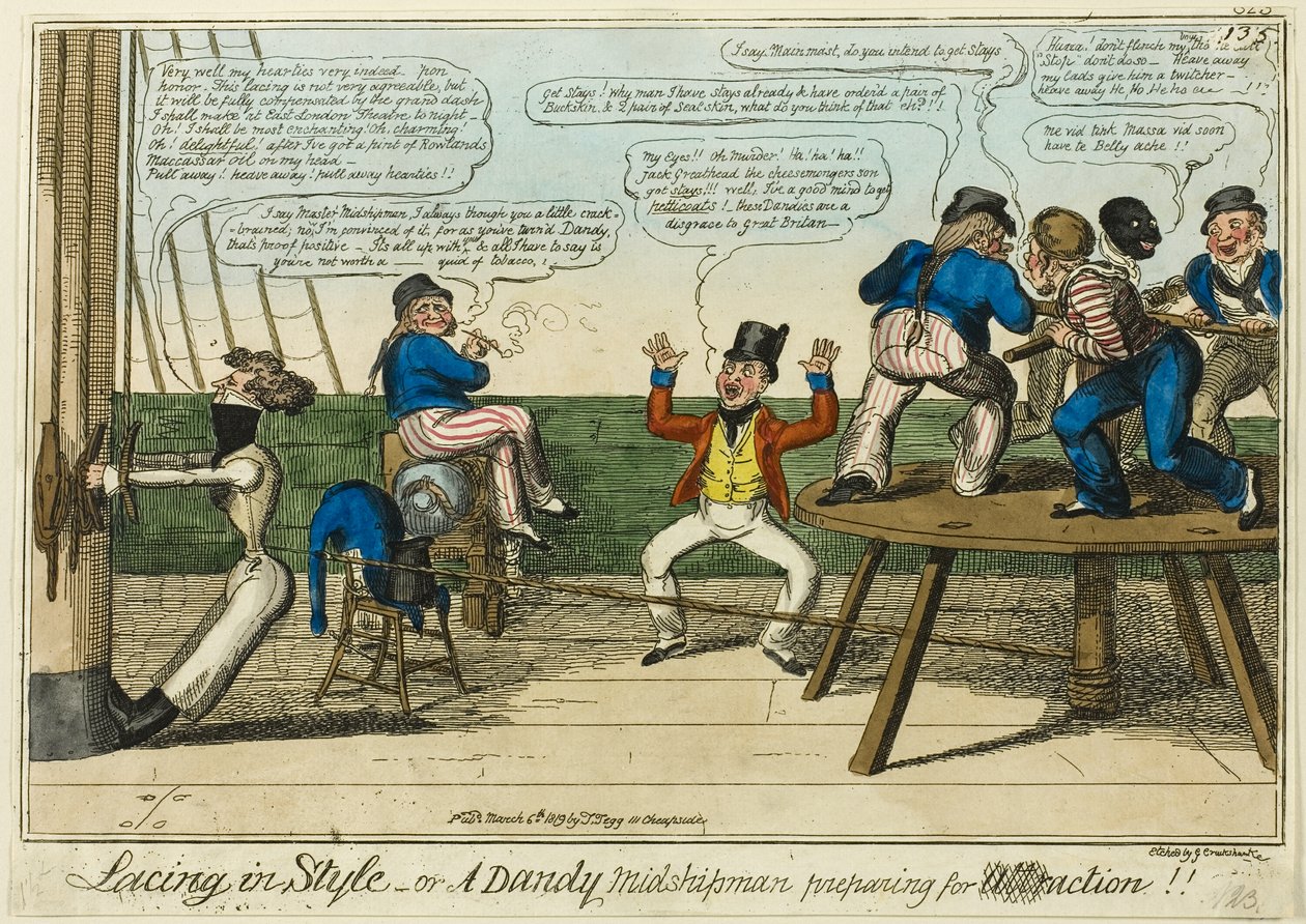 Snøring med stil af George Cruikshank