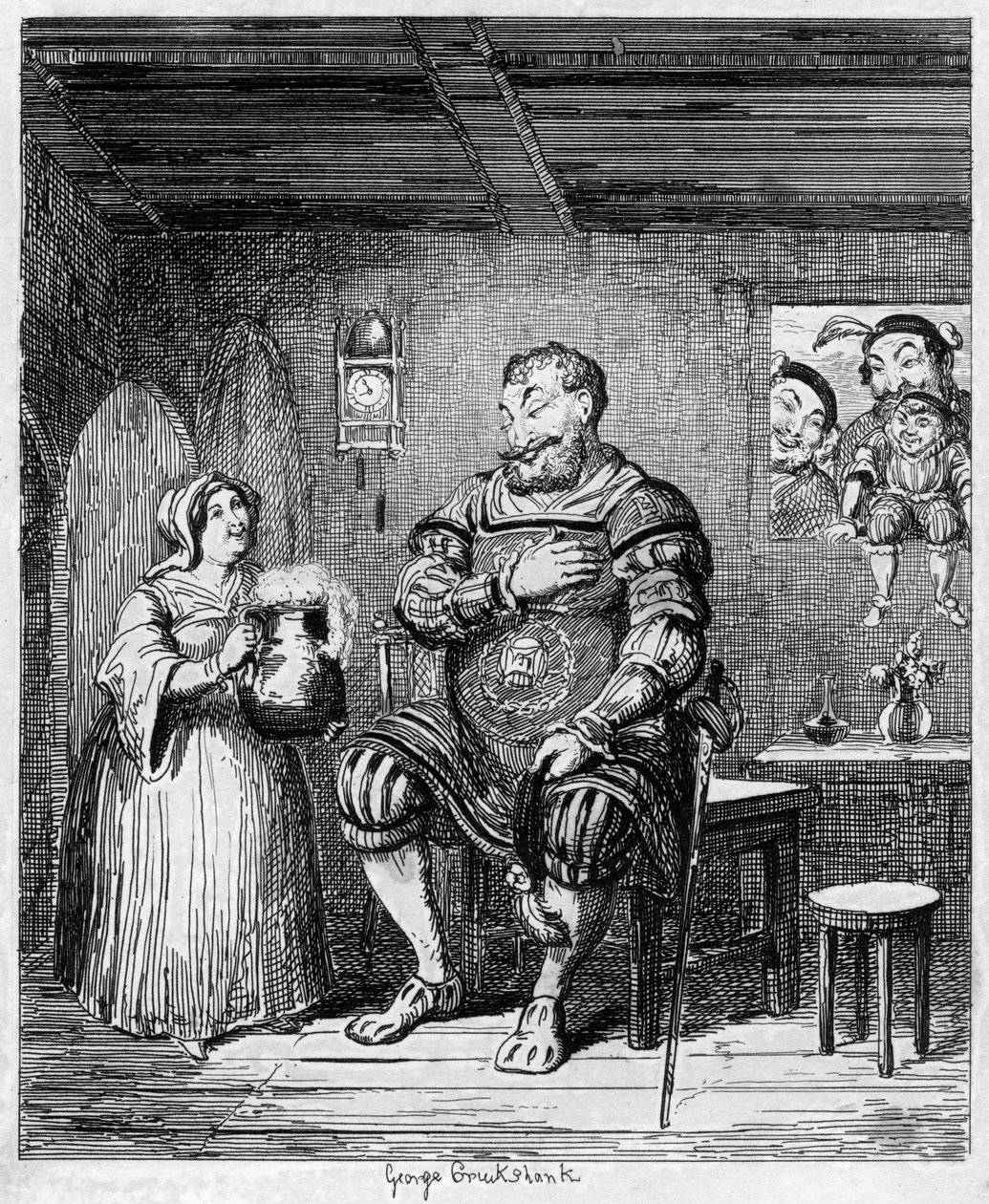 Magogs frieri, 1840 af George Cruikshank