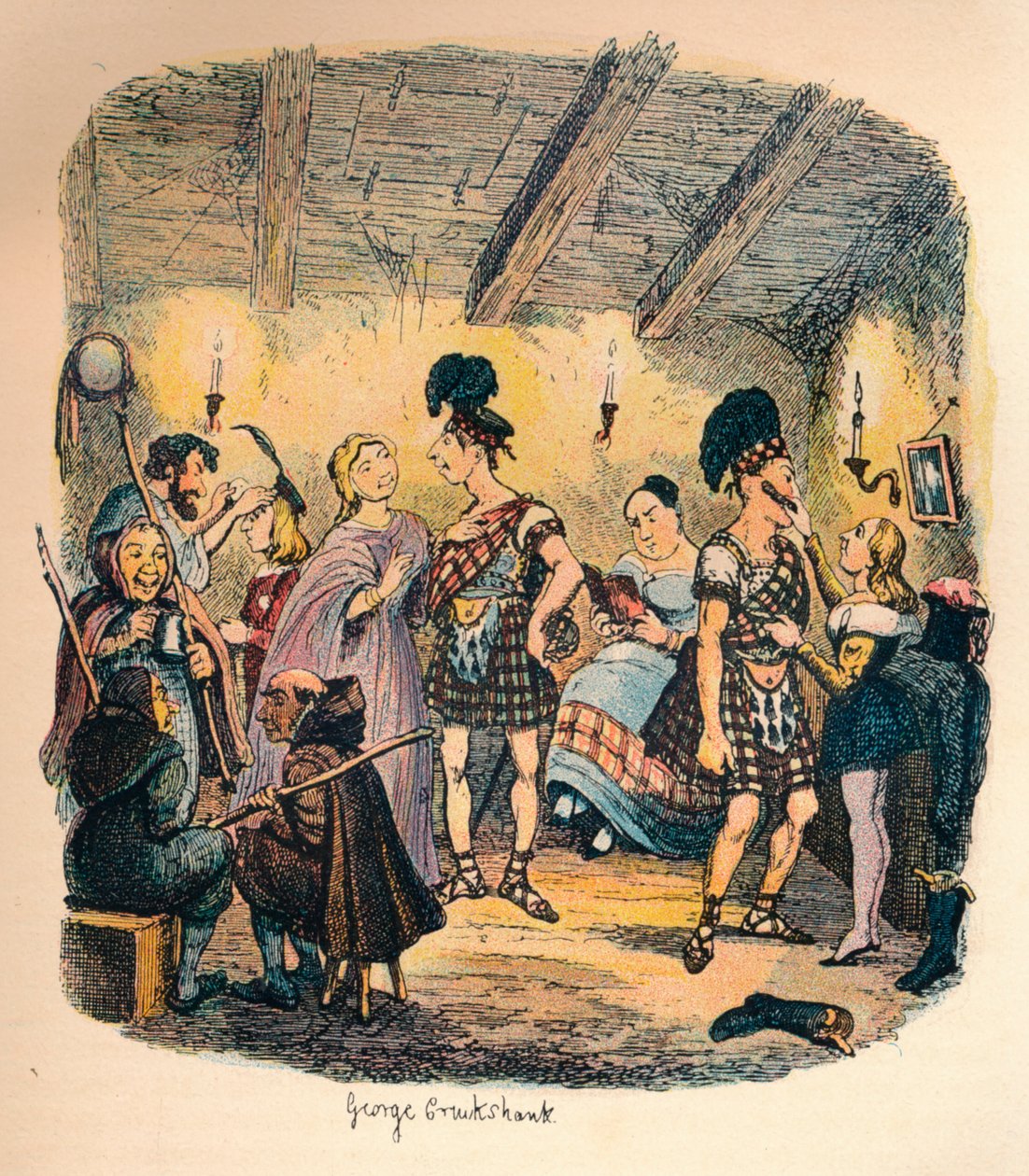 Private teatre, c1900 af George Cruikshank