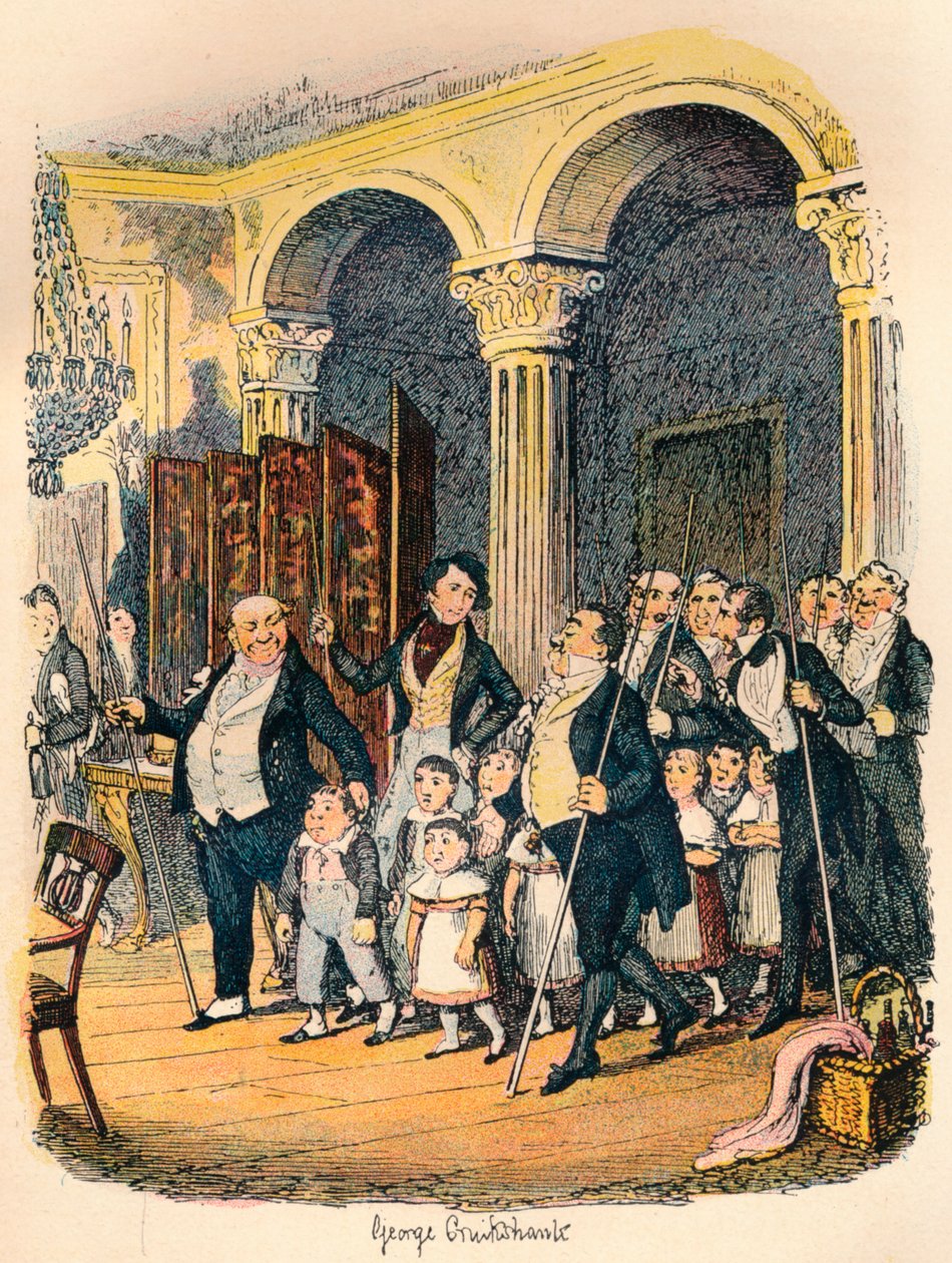 Offentlige middage, c1900 af George Cruikshank