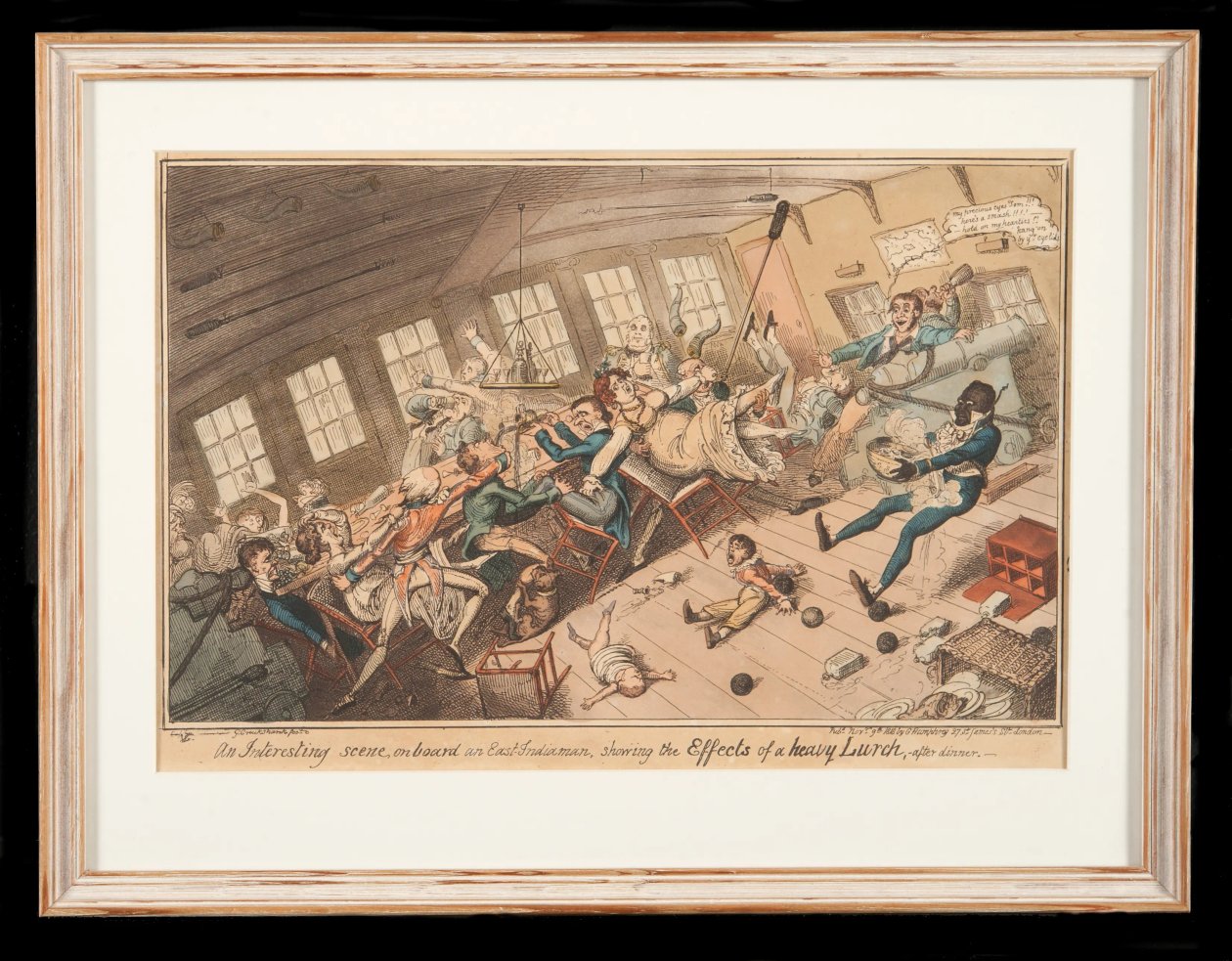 Salon i bevægelse af George Cruikshank
