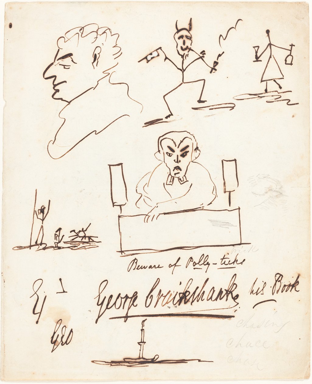 Satiriske Skitser af George Cruikshank