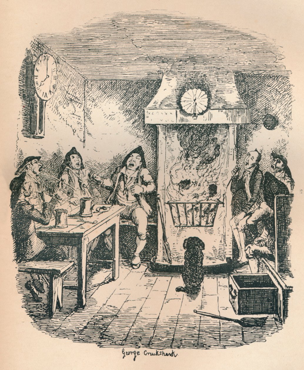 Scotland Yard, c1900. af George Cruikshank