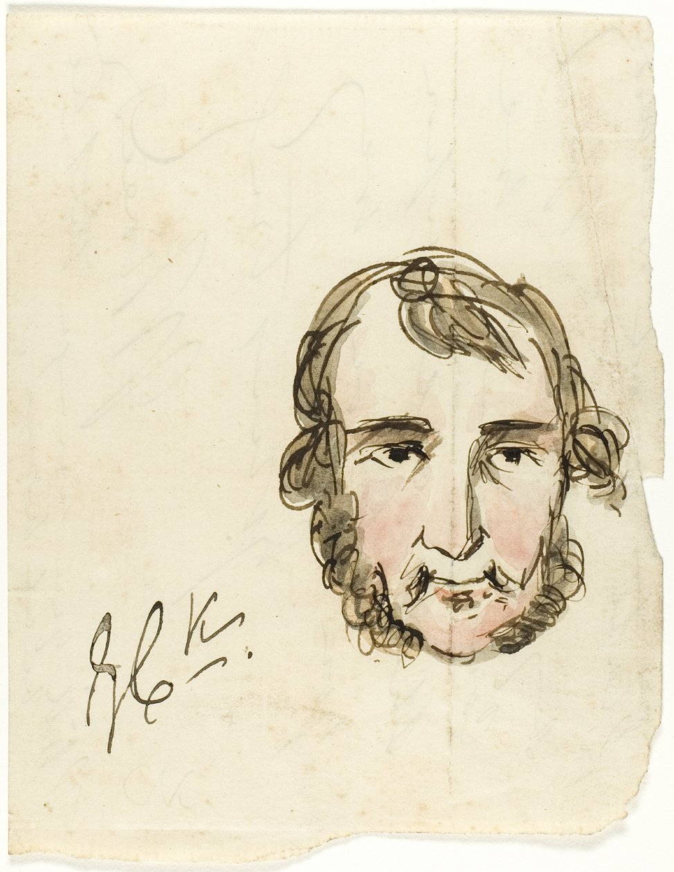 Selvportræt af George Cruikshank