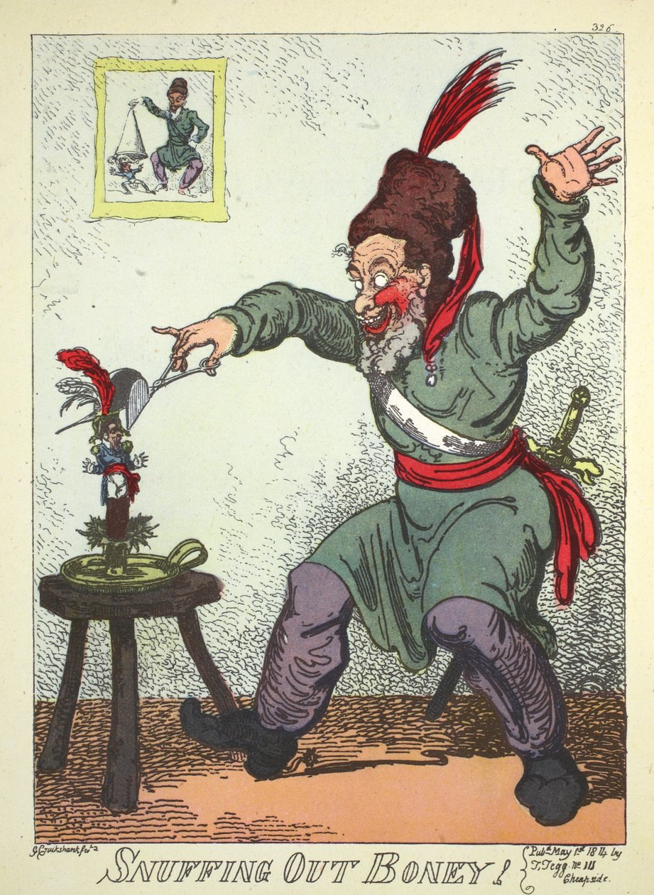 Udsluser Boney, pub. af Thomas Tegg af George Cruikshank