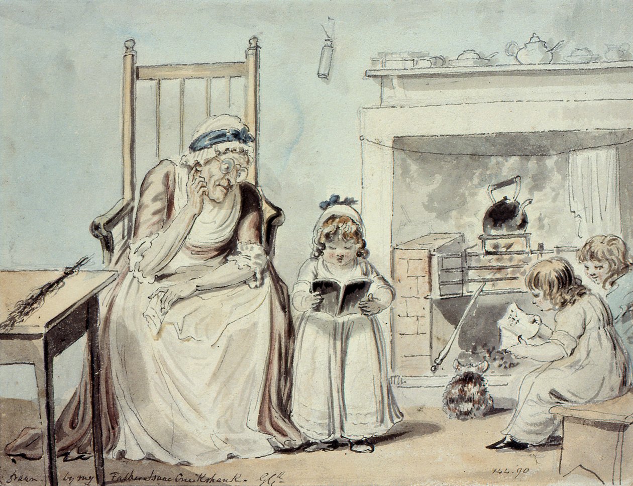 Dameskolen (wc) af George Cruikshank