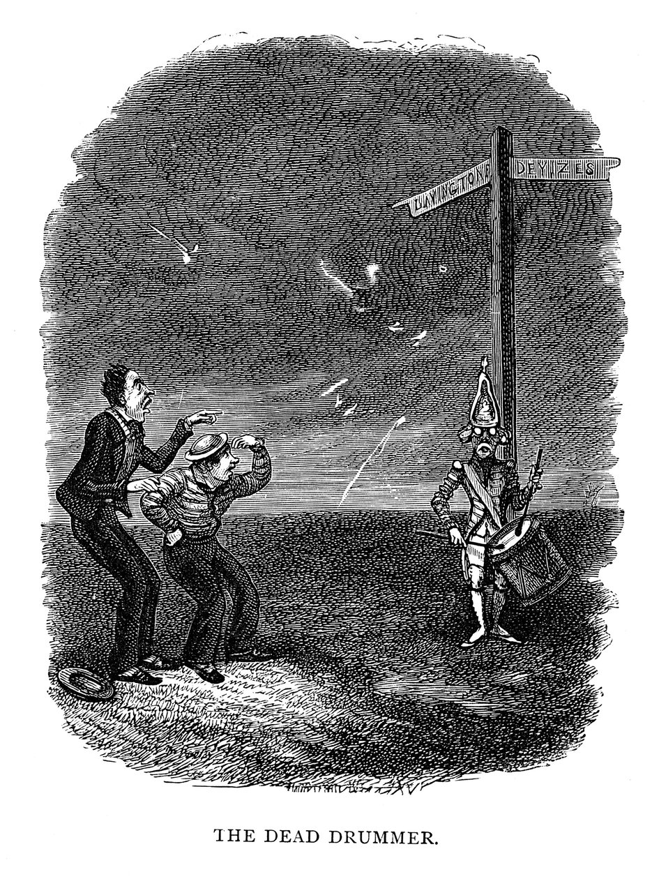 Den døde trommeslager, 1840 af George Cruikshank