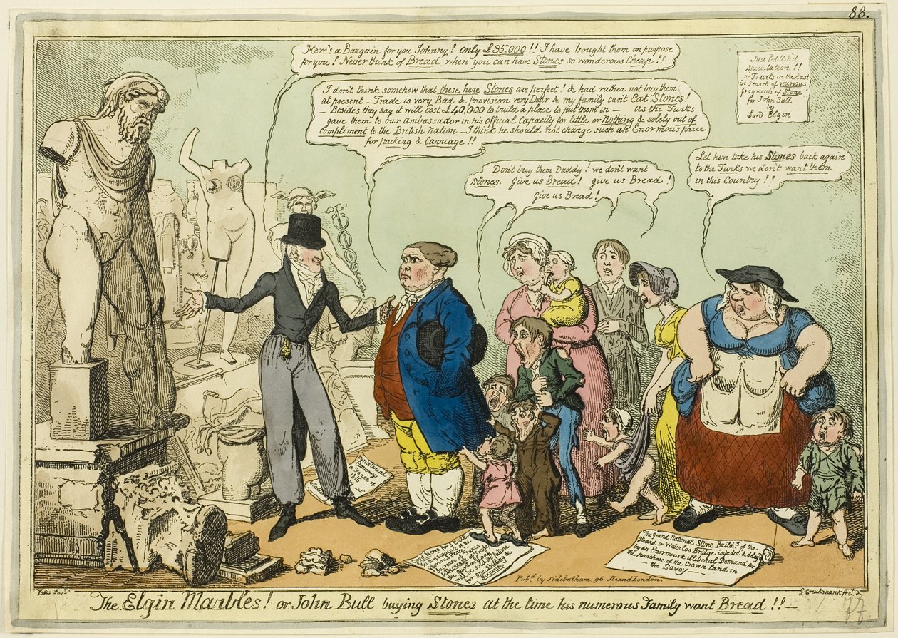 Elgin-kuglerne! af George Cruikshank