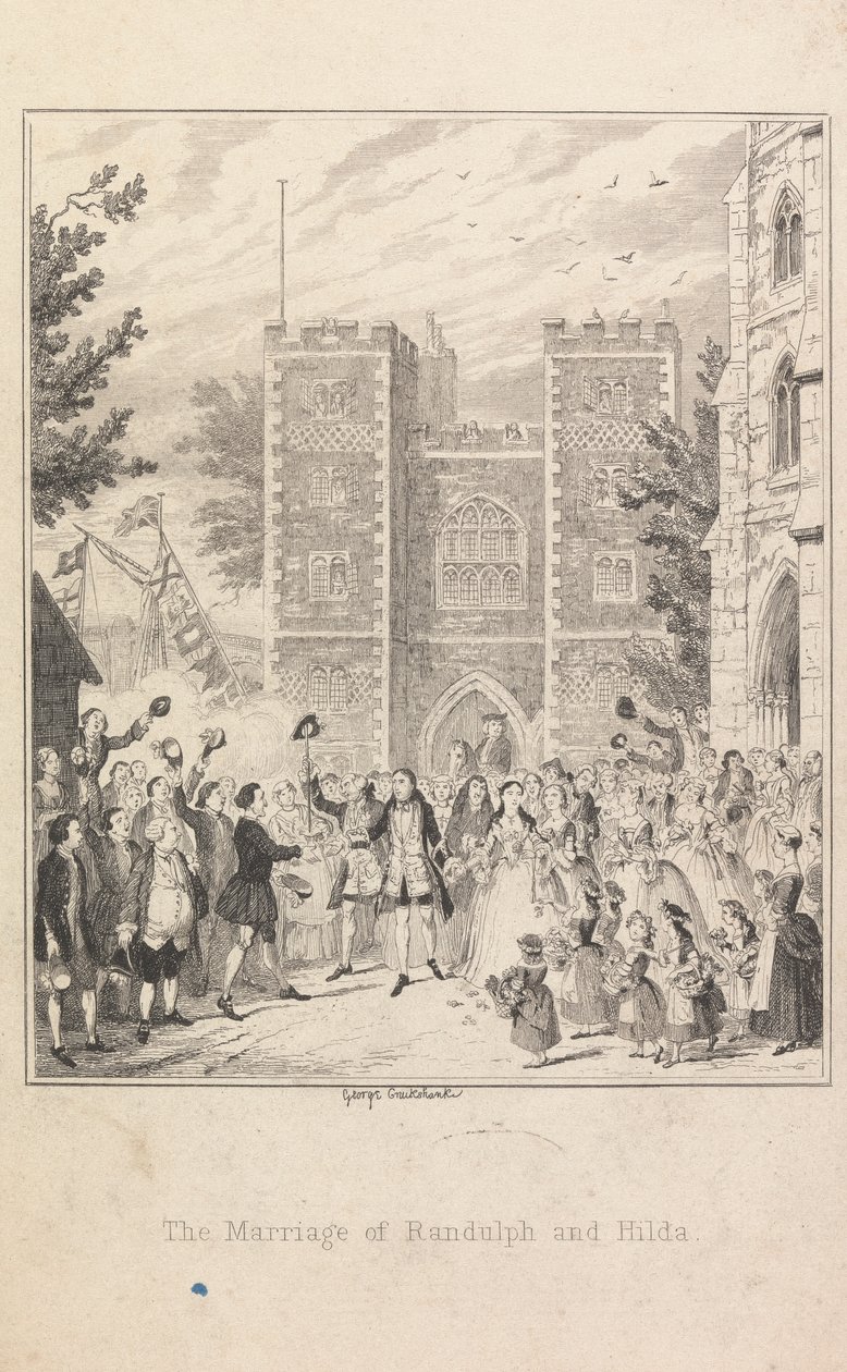 Randolphs og Hildas ægteskab af George Cruikshank