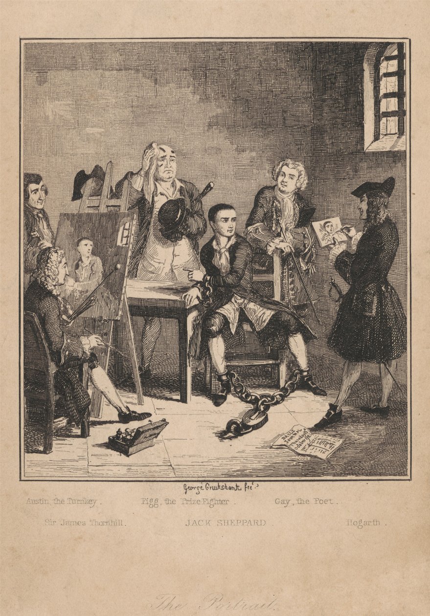 Portrættet af George Cruikshank