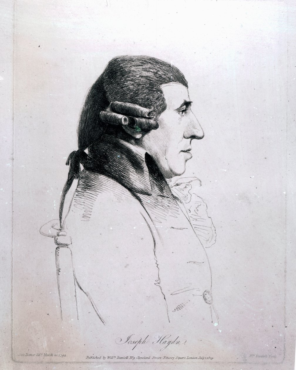 Franz Joseph Haydn, 1809 af George Dance