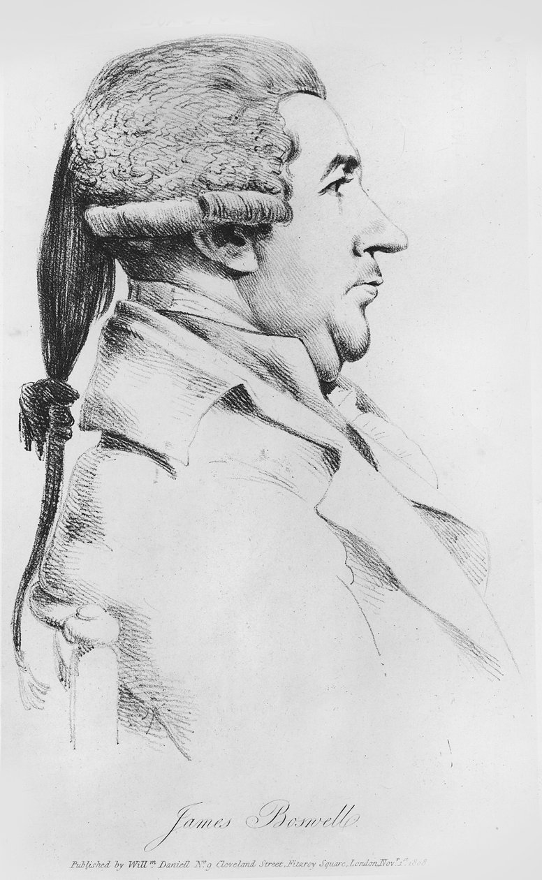 James Boswell (1740-1795) af George Dance