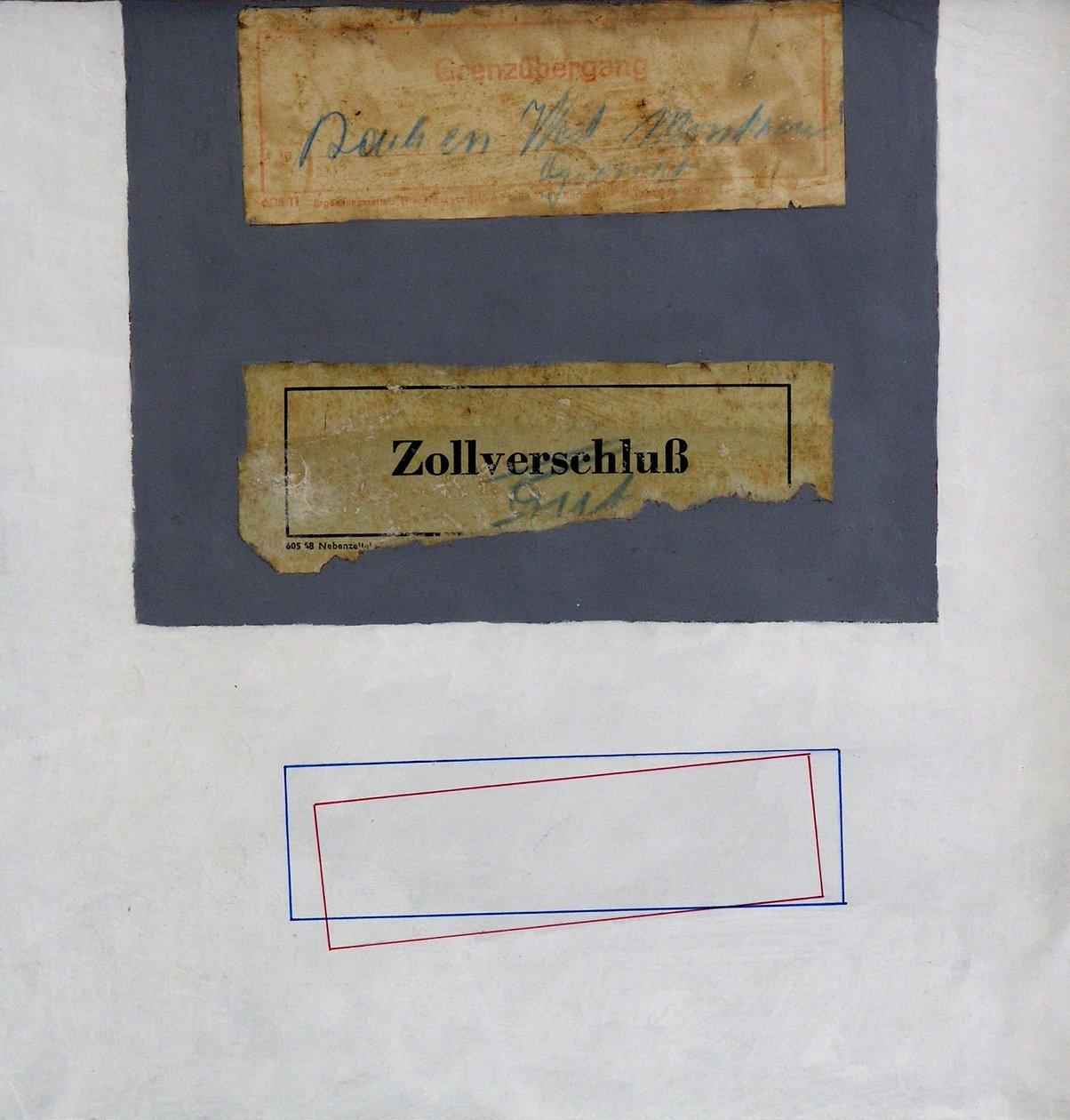 CCC (Customs Clearance Collage) (blandet medier) af George Dannatt