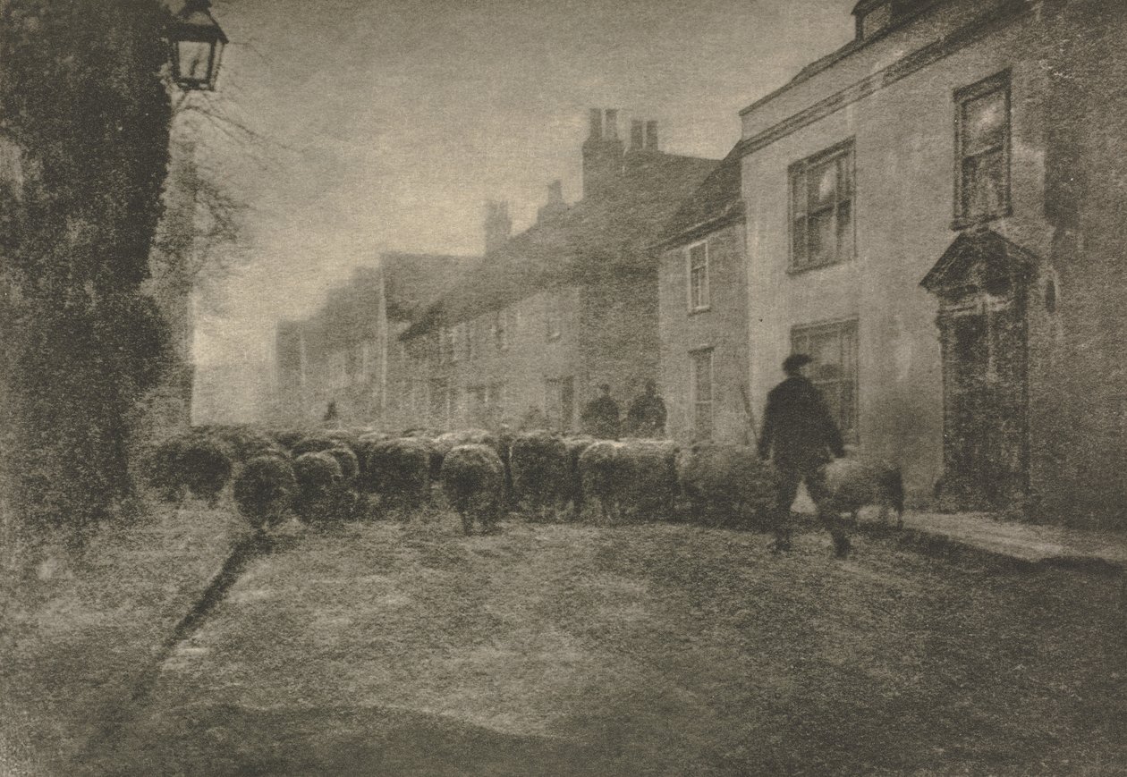 Kameraarbejde: I en landsby under South Downs af George Davison