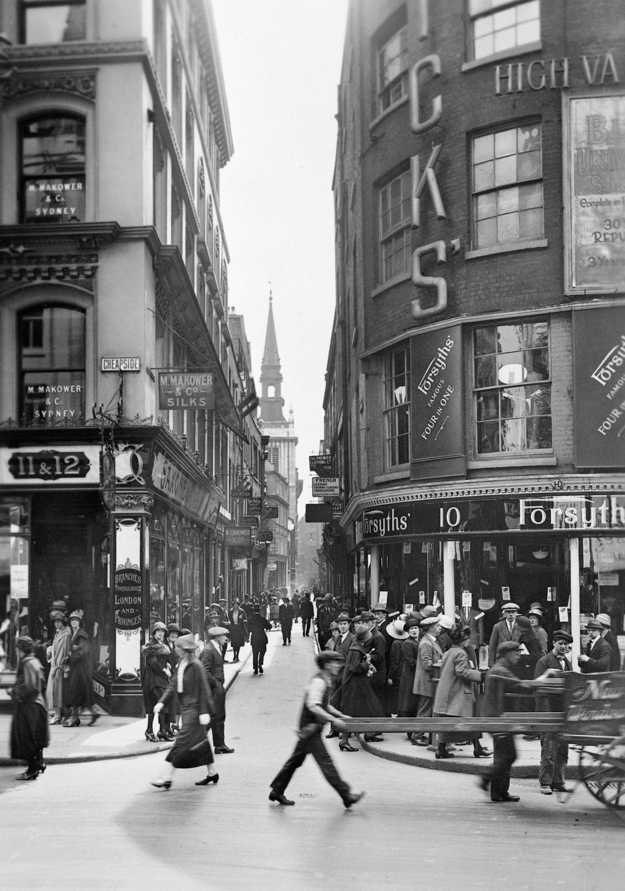 Cheapside, City of London, c1920