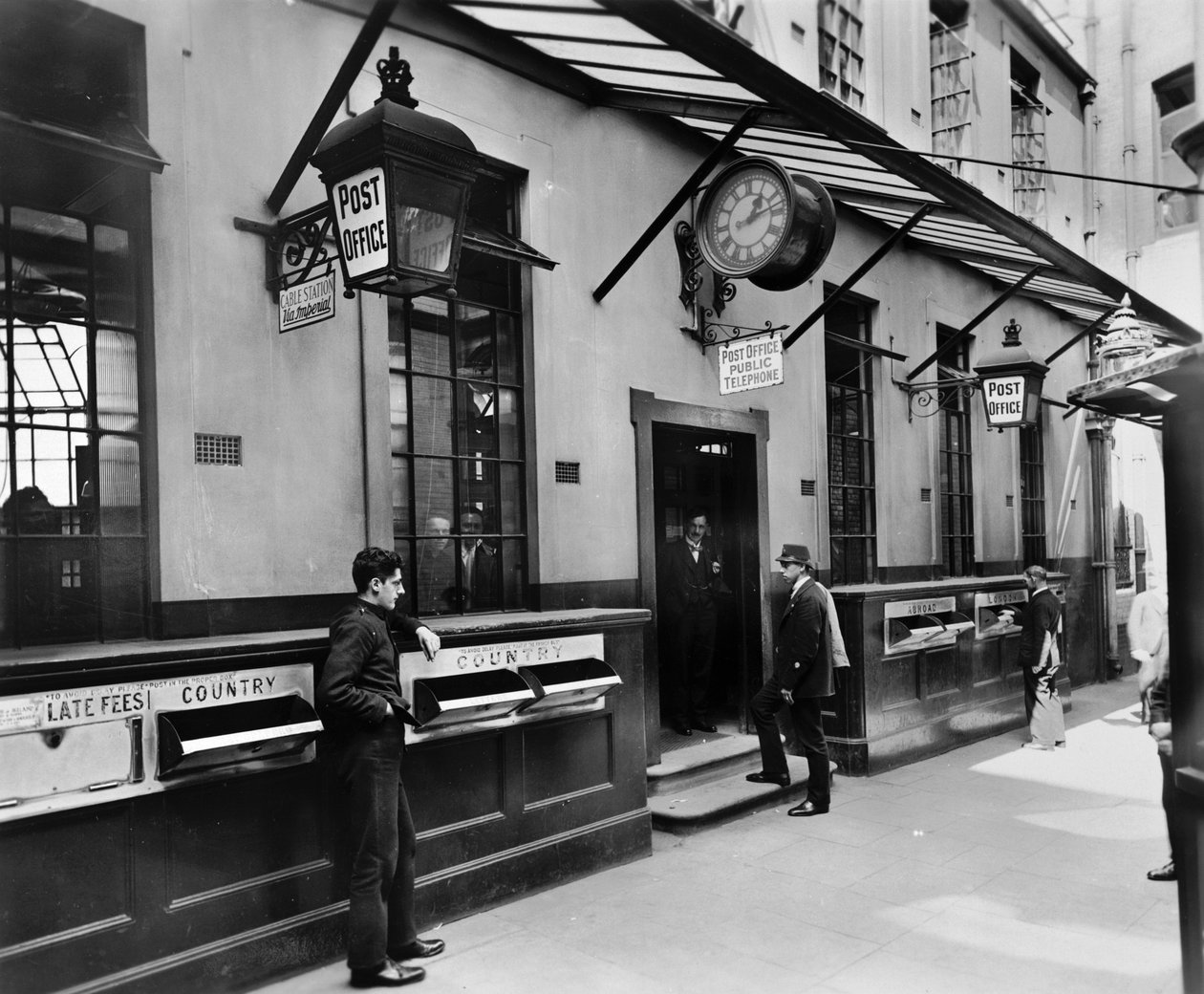Lombard Street Post Office, City of London, ca. slutningen af det 19.-begyndelsen af det 20. århundrede af George Davison Reid