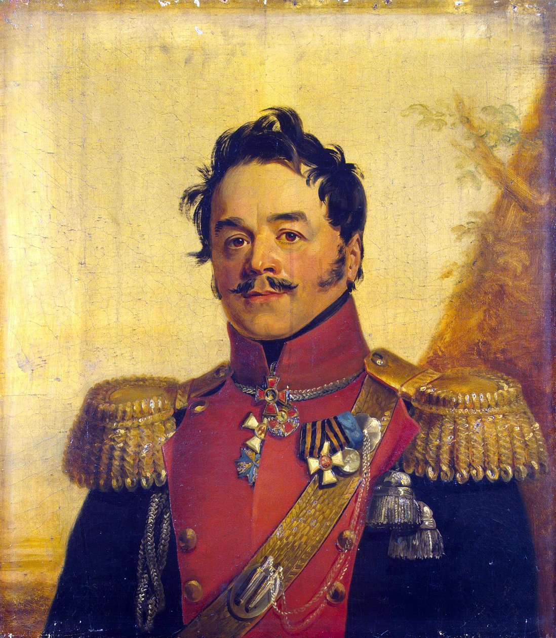 Portræt af grev Nikolai Grigoryevich Shcherbatov (1777-1845) - George Dawe (1781-1829). Olie på lærred, før 1825. Mål: 70x62,5 cm. Statens Eremitage, St. Petersborg af George Dawe