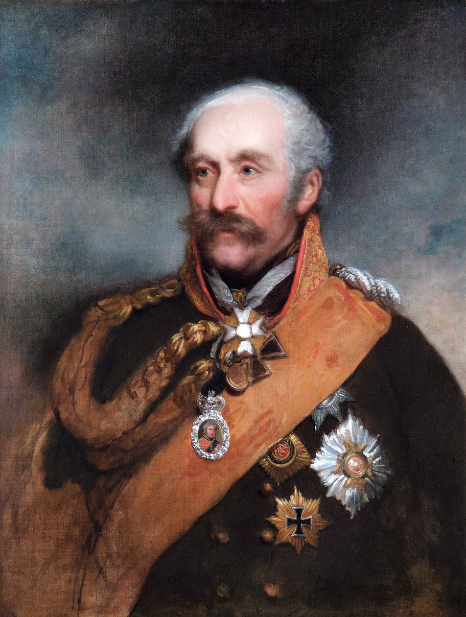 Portræt af feltmarskal Blücher, preussisk soldat, c1818 af George Dawe