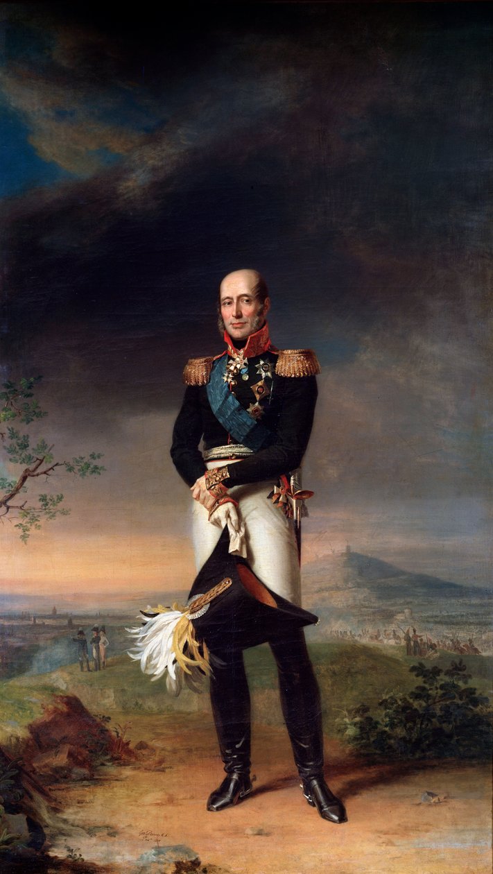 Portræt af feltmarskal grev Mikhail Barklay-de-Tolli, 1829 af George Dawe