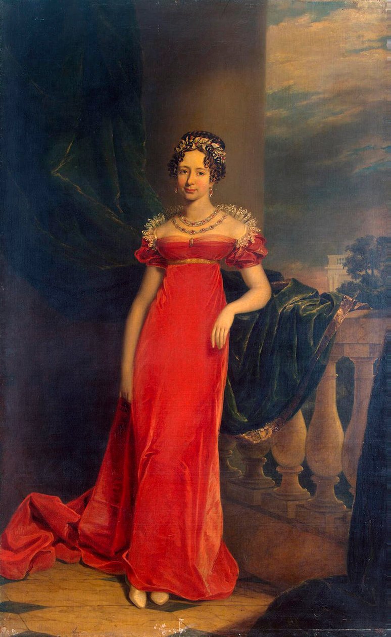 Portræt af storhertuginde Maria Pavlovna af Rusland