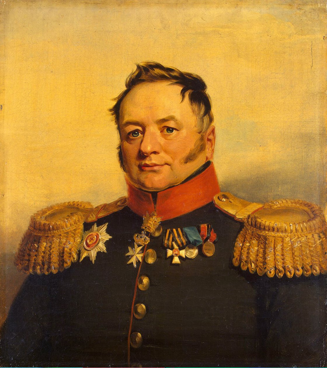 Portræt af Pavel Alexeyevich Tuchkov 1776-1858, før 1825 af George Dawe