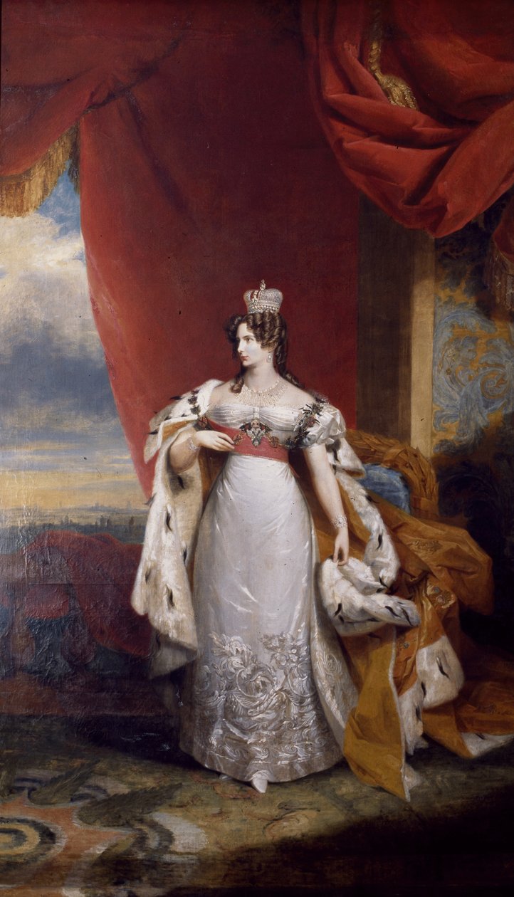 Portræt af Tsarina Alexandra Feodorovna fra Rusland af George Dawe