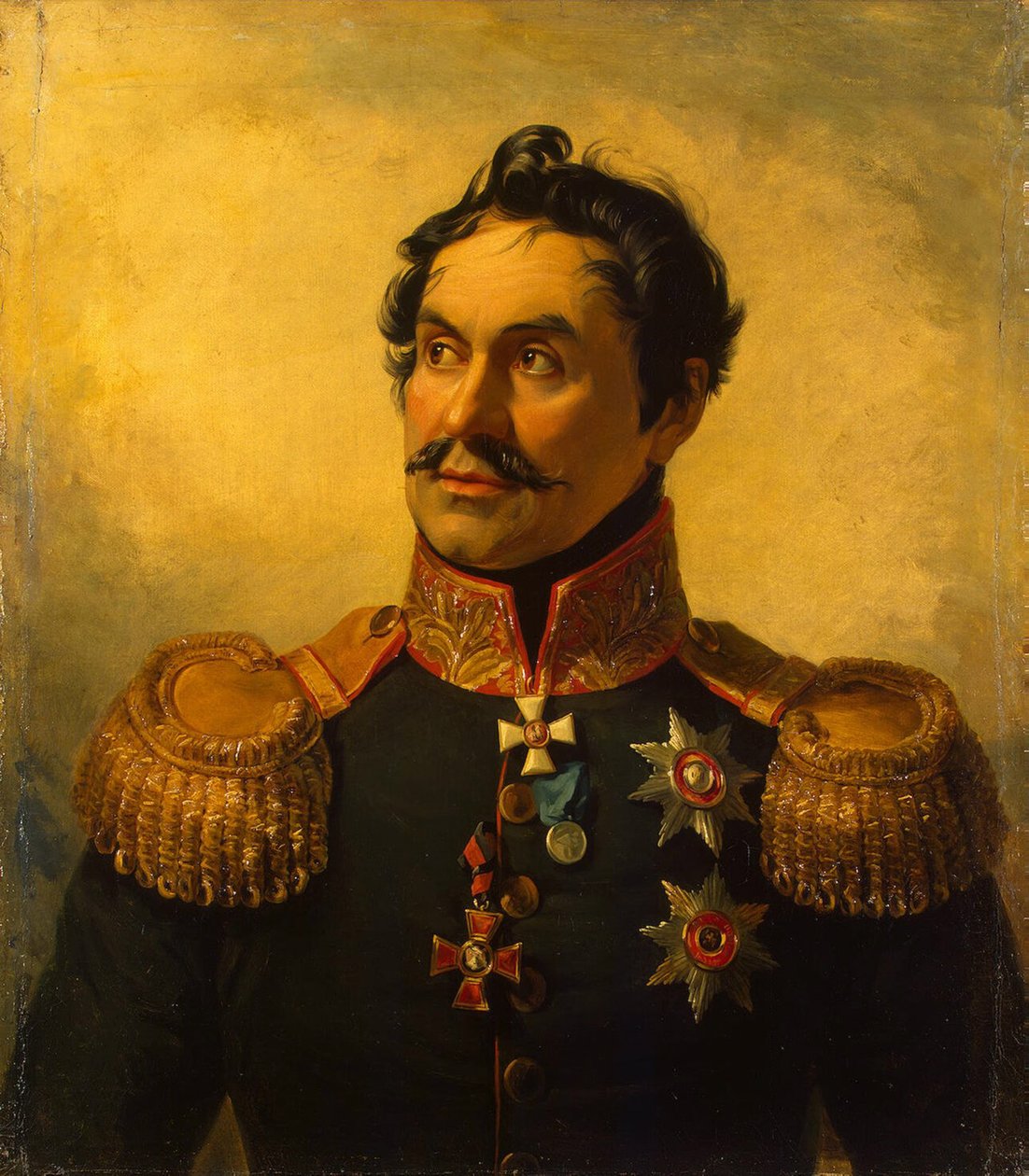 Portræt af Yefim Chaplits 1768-1825, før 1825 af George Dawe