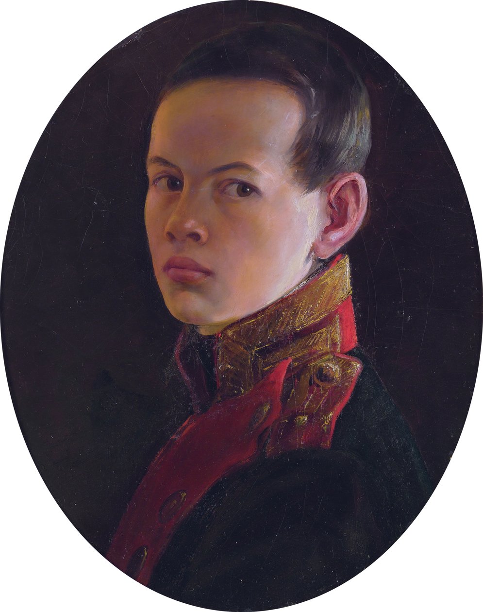 Portræt af kronprinsen Alexander Nikolayevich 1818-1881 af George Dawe