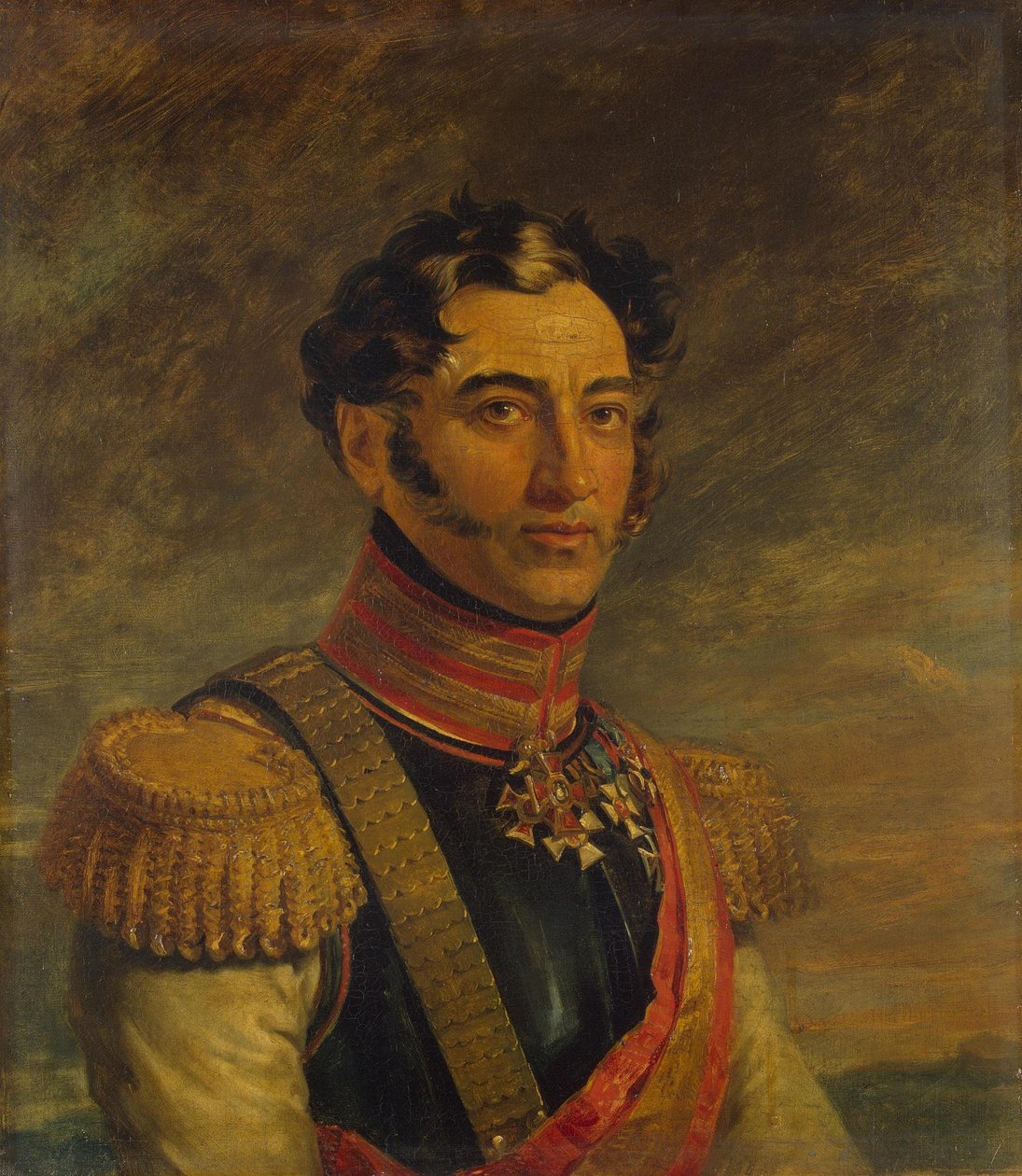 Portrættet af Arsenyev, Mikhail Andreyevich (1779-1838) af George Dawe
