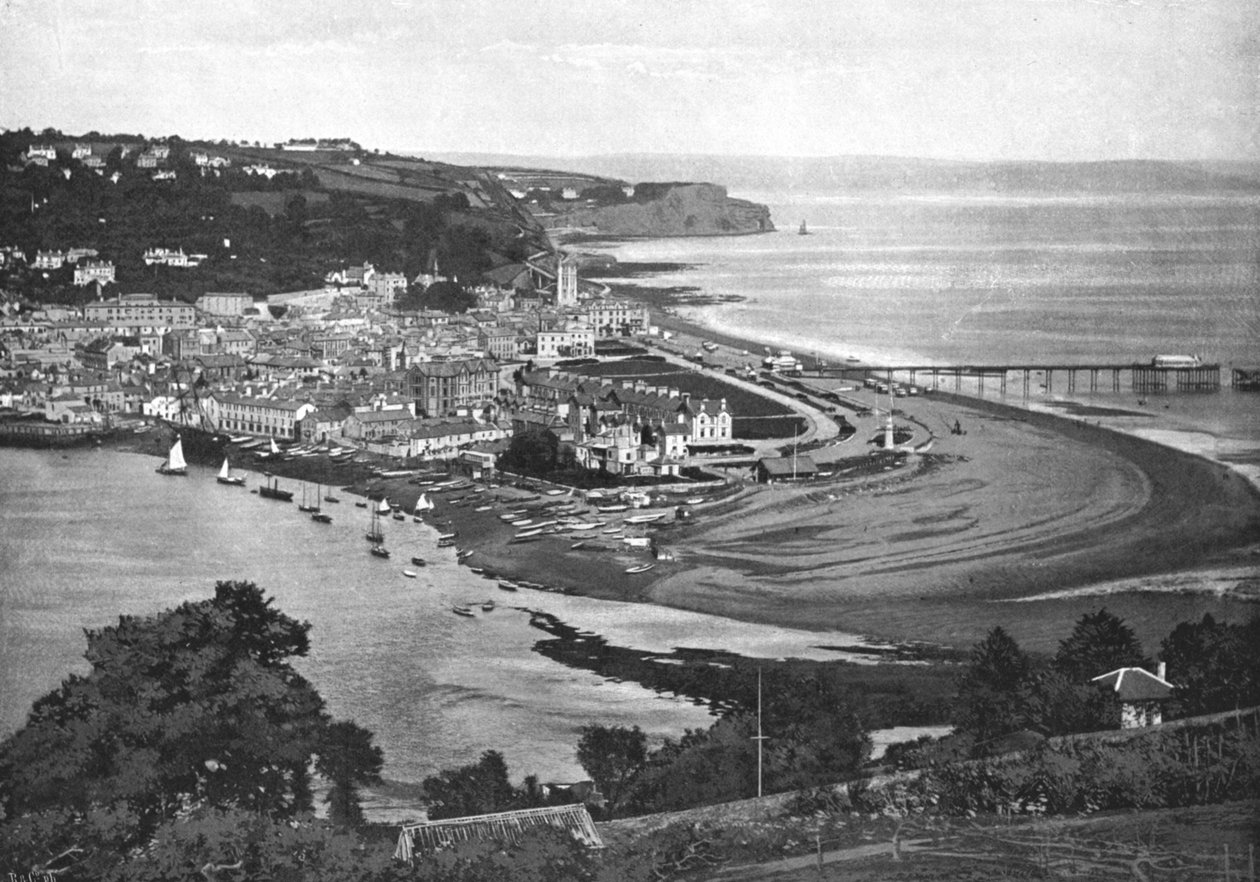 Teignmouth, c1900 af George Denney