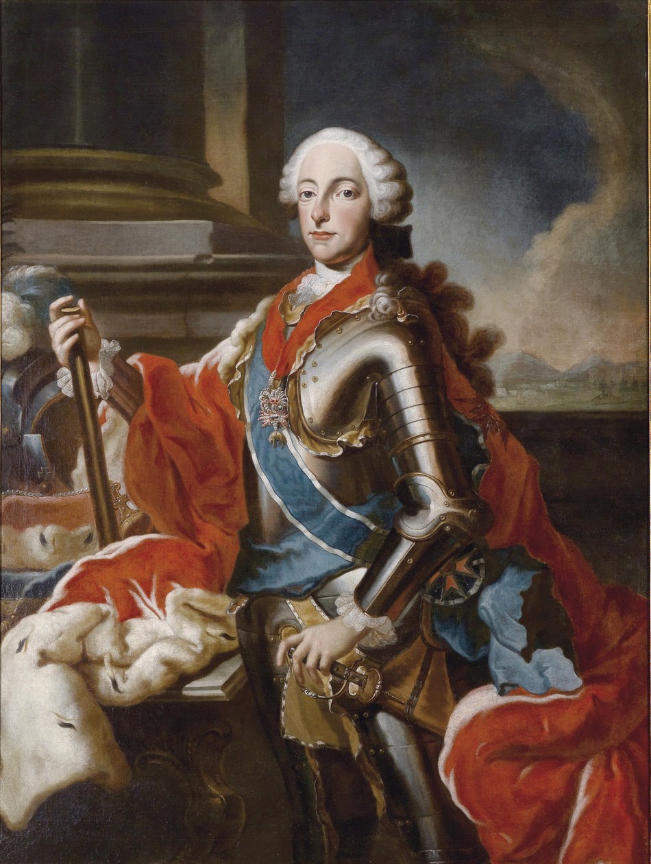 Portræt af Maximilian III Joseph 1727-1777, kurfyrst af Bayern, midten af det 18. århundrede. af George Desmarées
