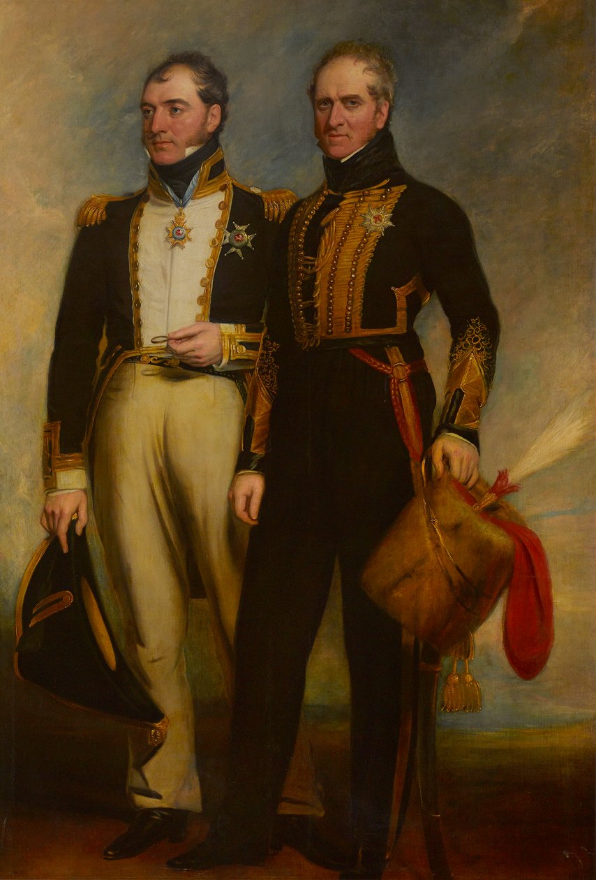 Portræt af Hon. Charles Paget (1778-1839) og Henry William Paget af George Dodgson Tomlinson