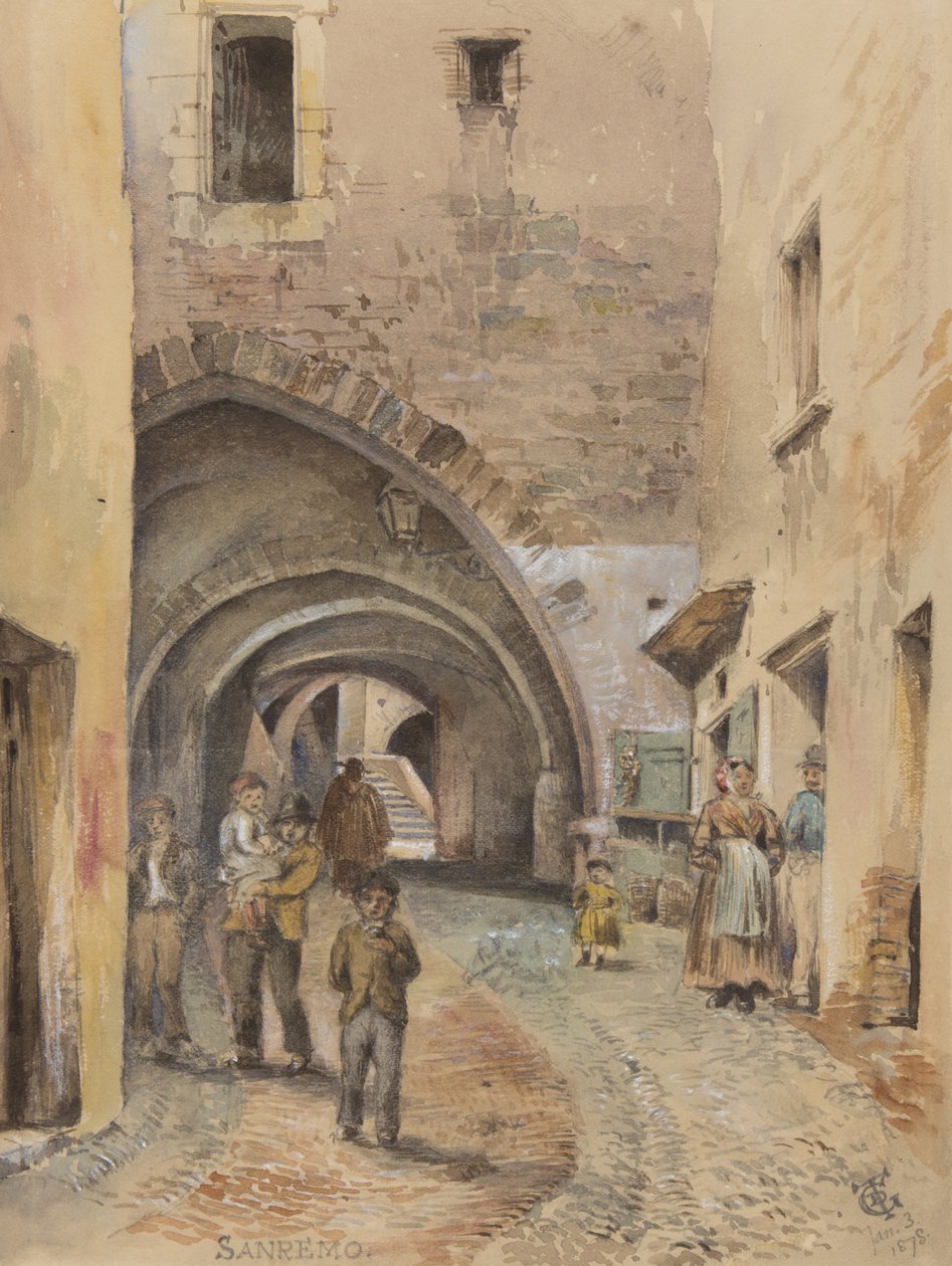 San Remo, 3. januar, 1878 af George Douglas Tinling