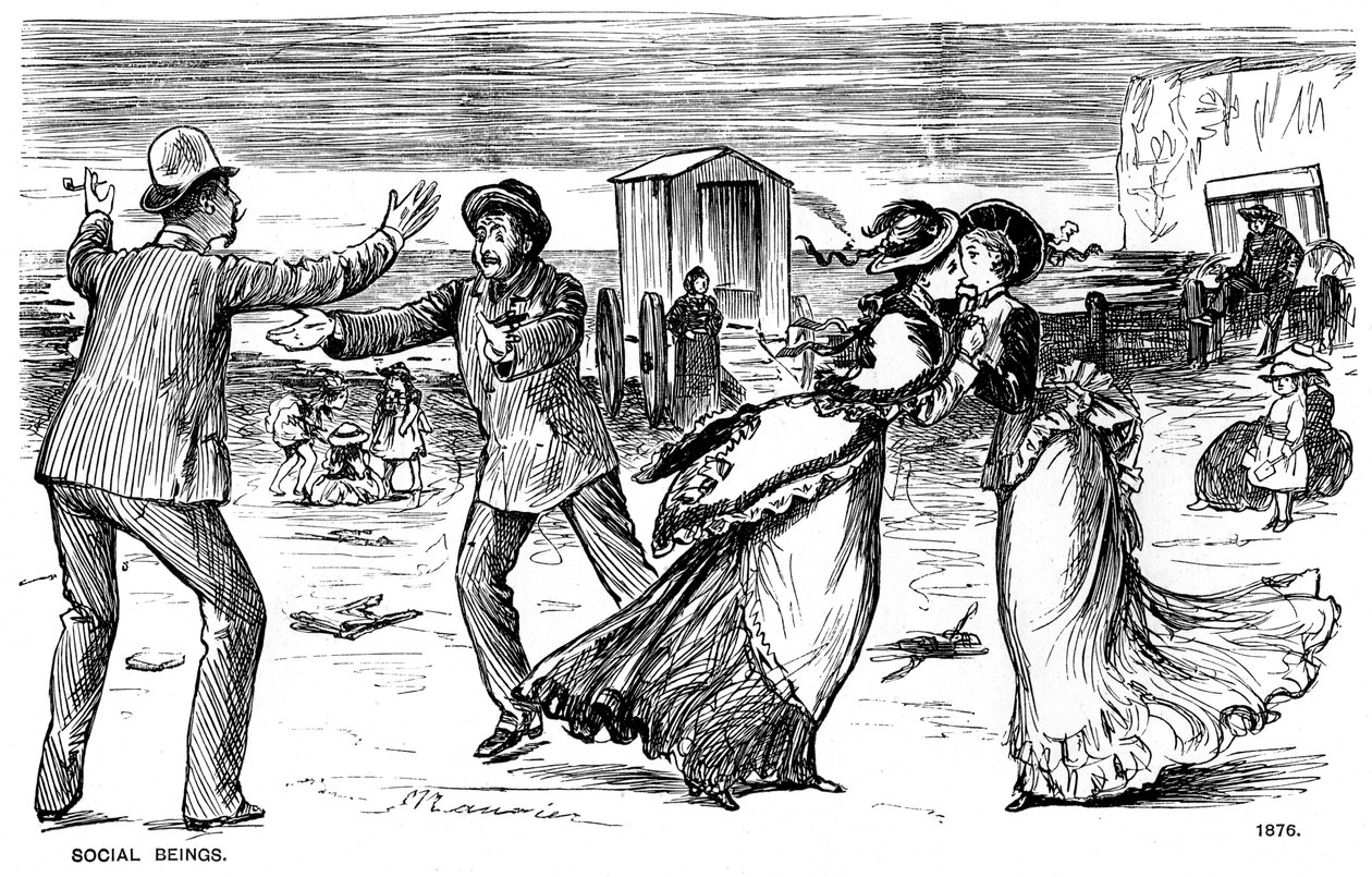 Sociale væsener, 1876 1891 af George du Maurier