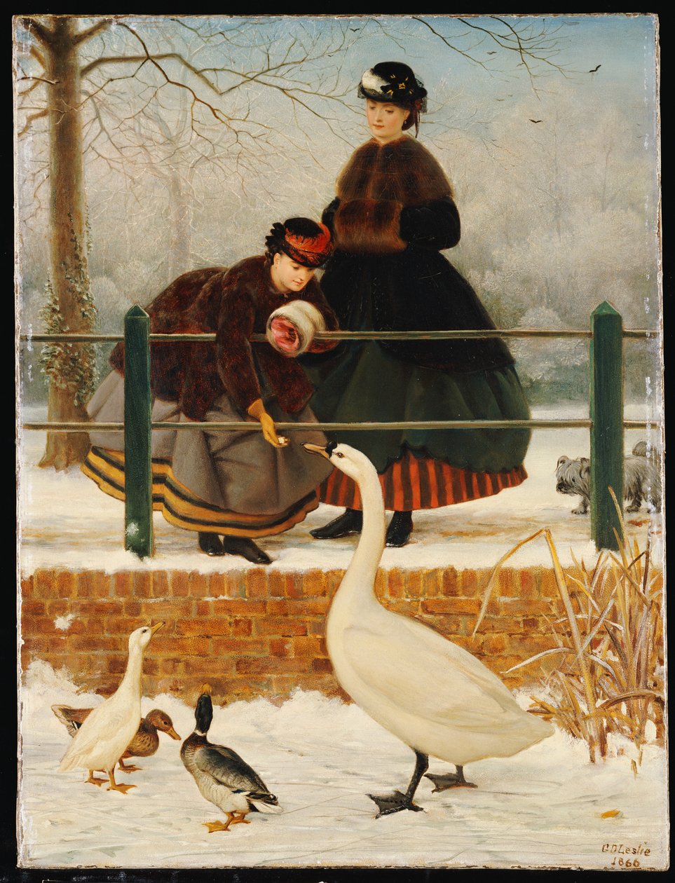 Udfrosset, 1866 af George Dunlop Leslie