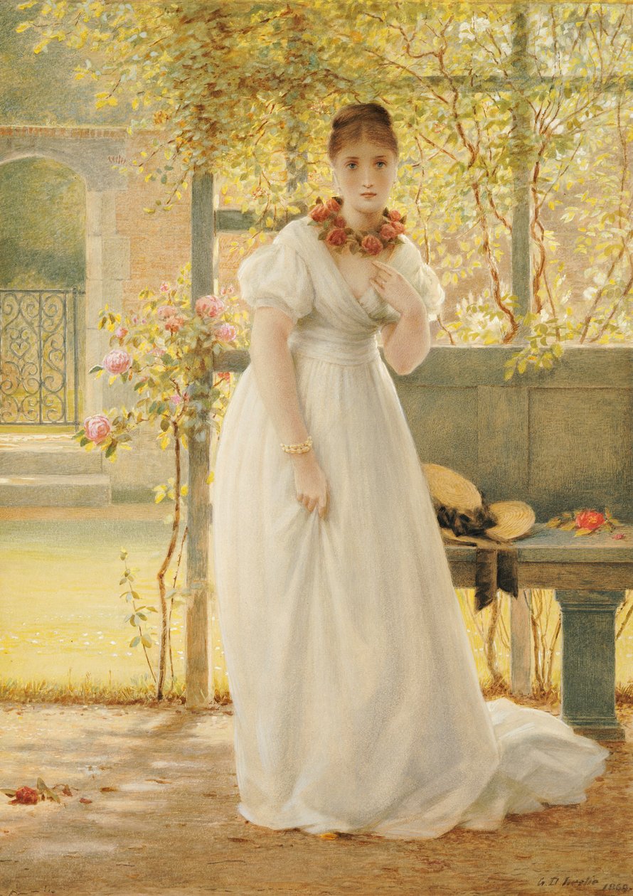 I den murede have, 1869 af George Dunlop Leslie