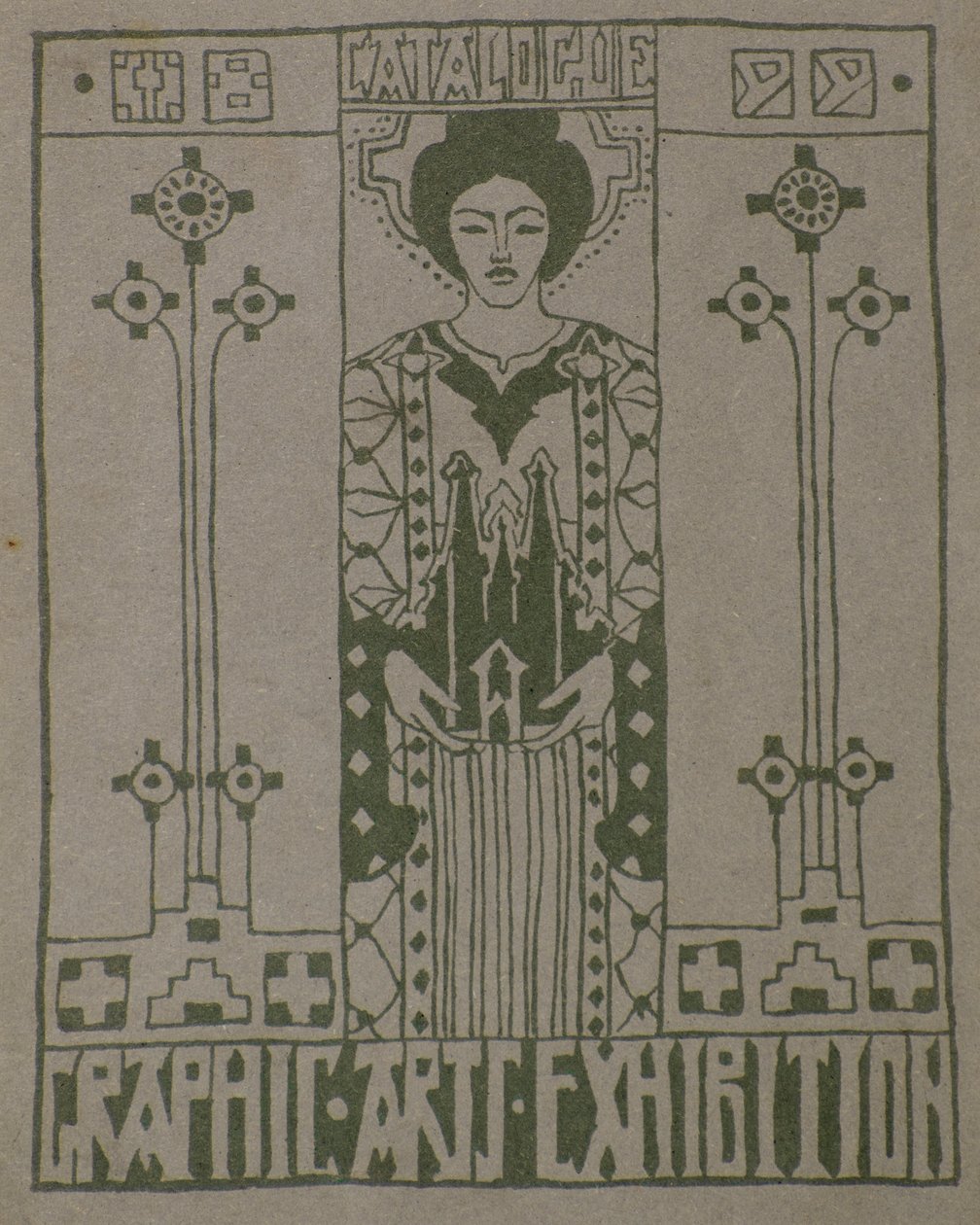 Proof Print for Dundee Graphic Arts Association Katalogomslag af George Dutch Davidson