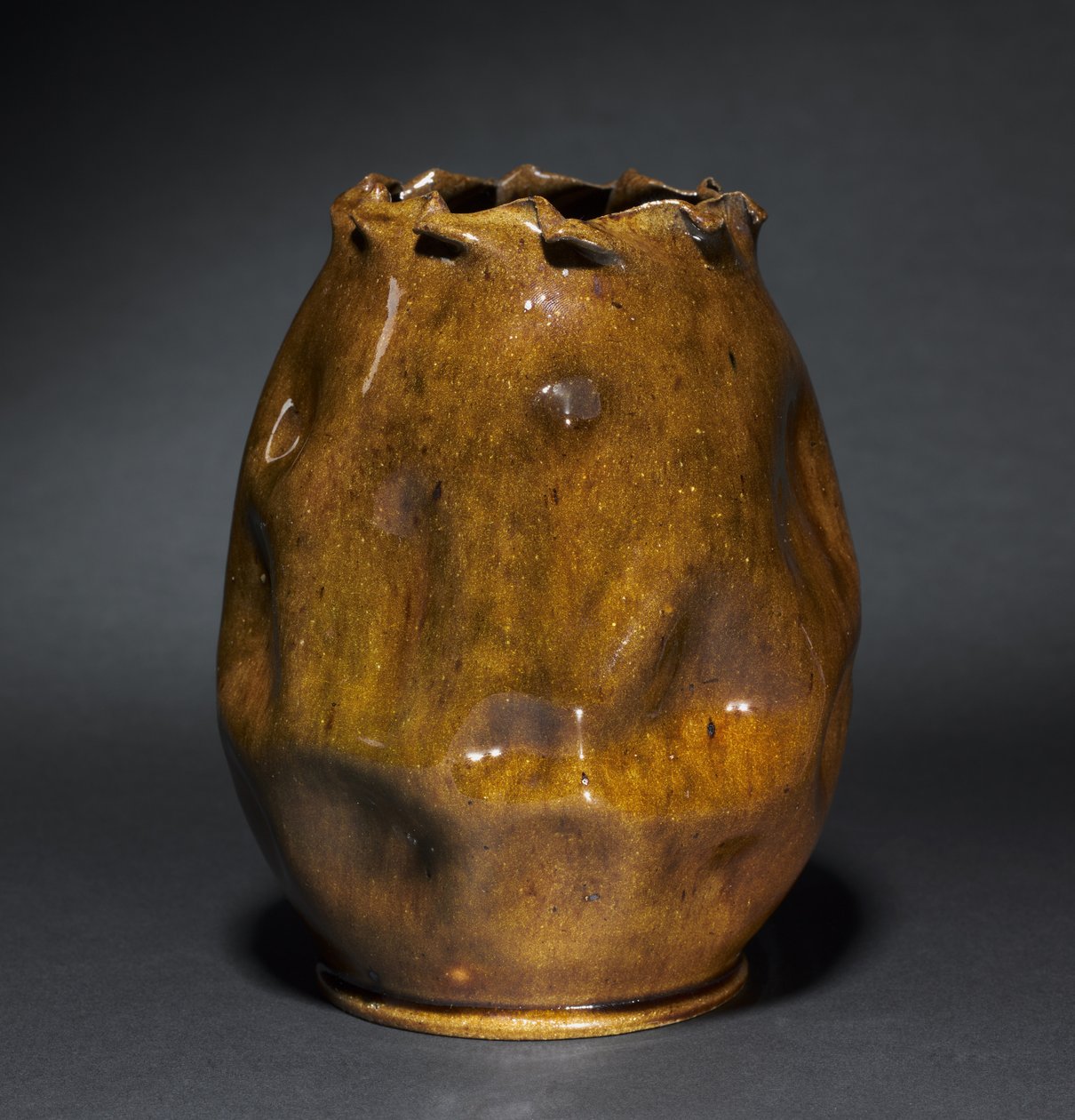 Vase, ca. 1900 (stentøj) af George E. Ohr