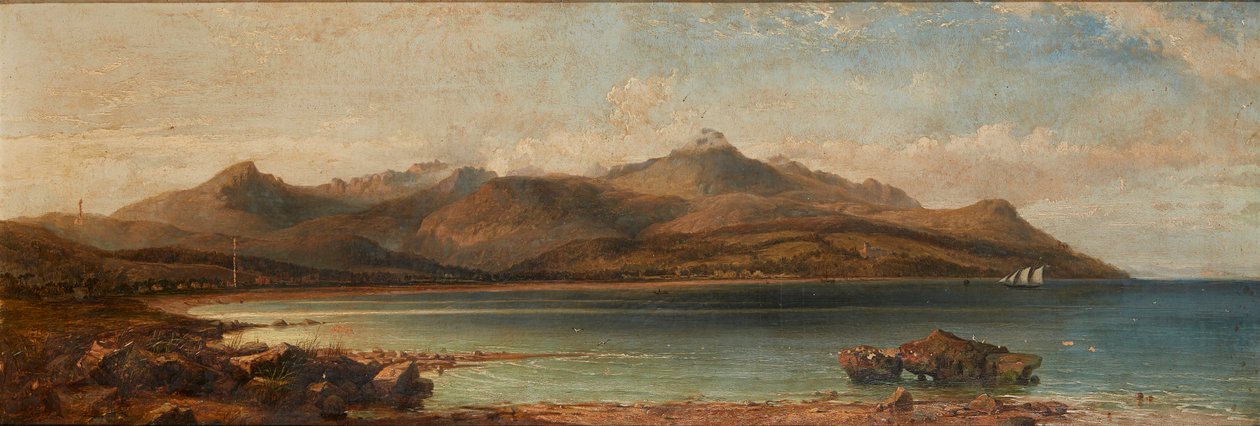 Brodick Bay, Isle of Arran (olie på lærred) af George Edwards Hering