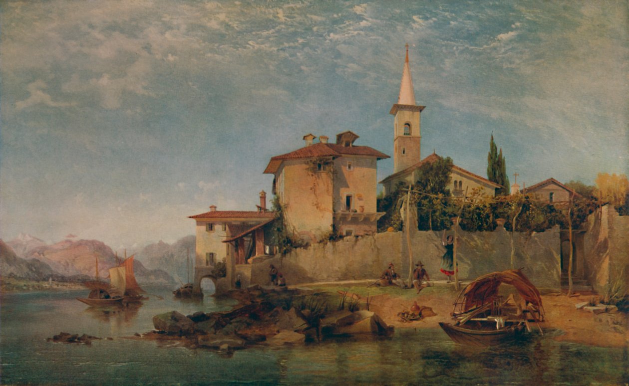 Italiensk søscene, 1853, 1935 af George Edwards Hering