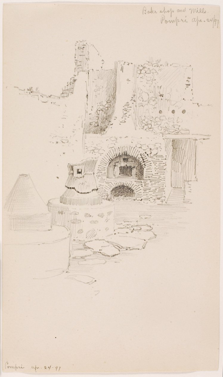 Bageri og møller, Pompei af George Elbert Burr