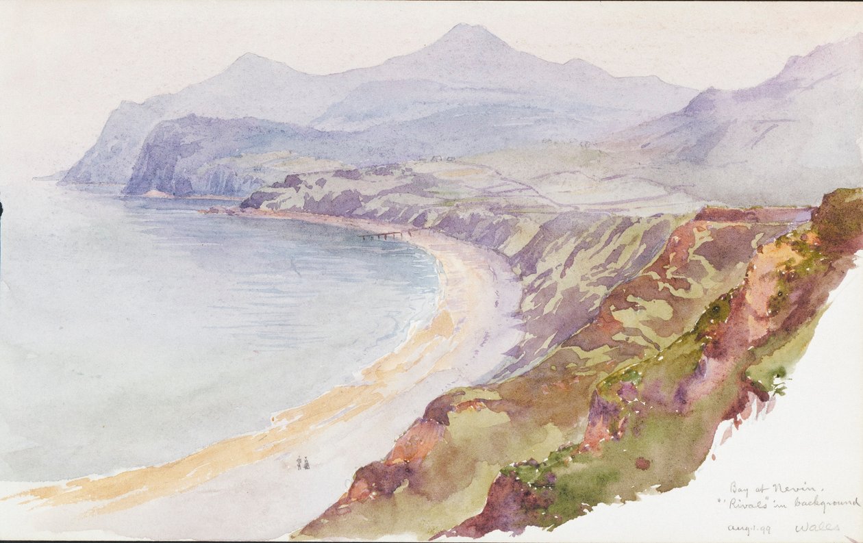 Bugten ved Nevin, Wales af George Elbert Burr