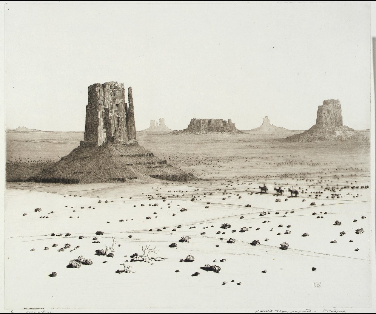 Ørkenmonumenter, Arizona af George Elbert Burr