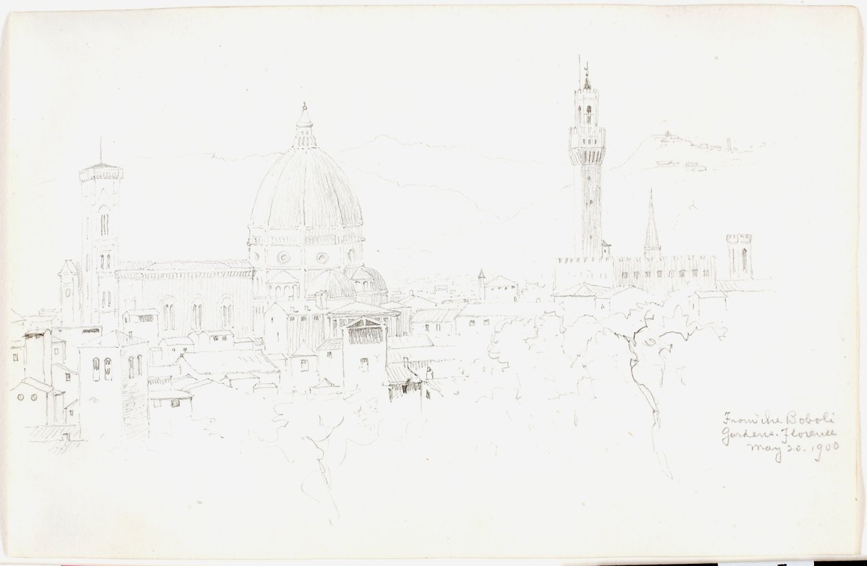 Fra Boboli-haverne i Firenze af George Elbert Burr