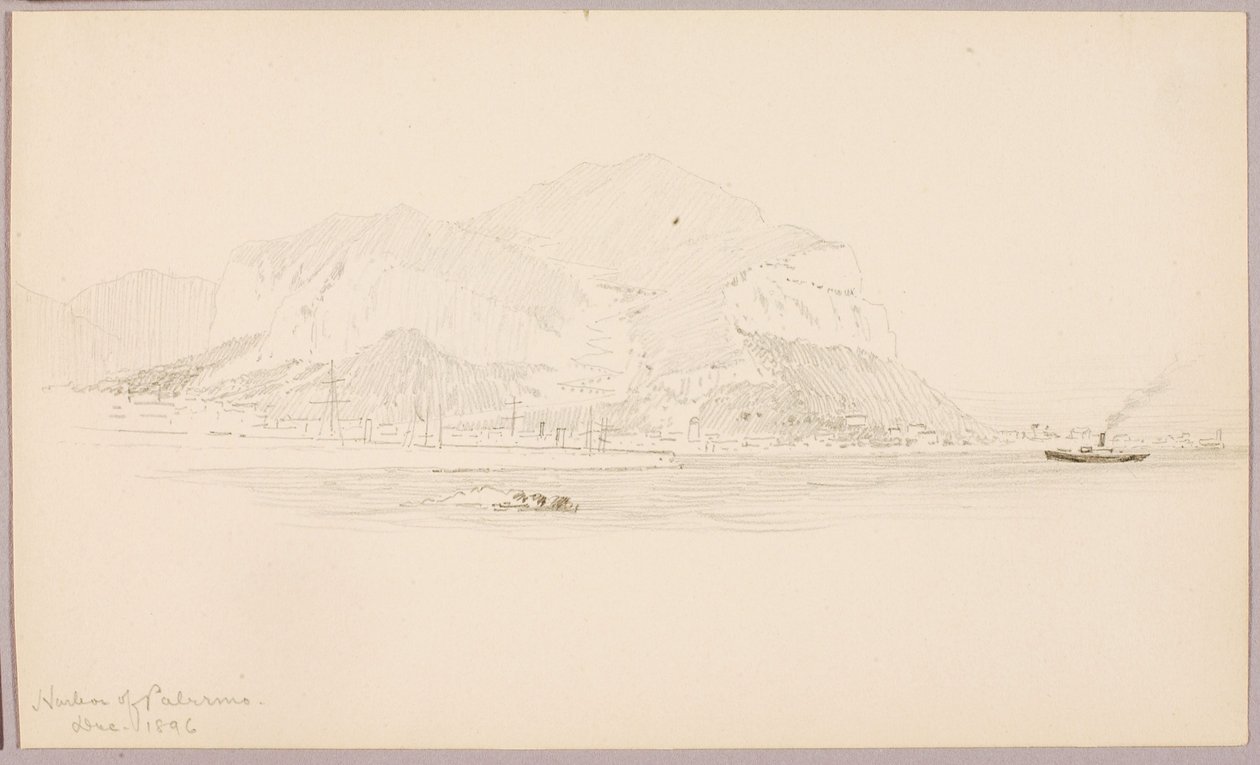 Havnen i Palermo af George Elbert Burr