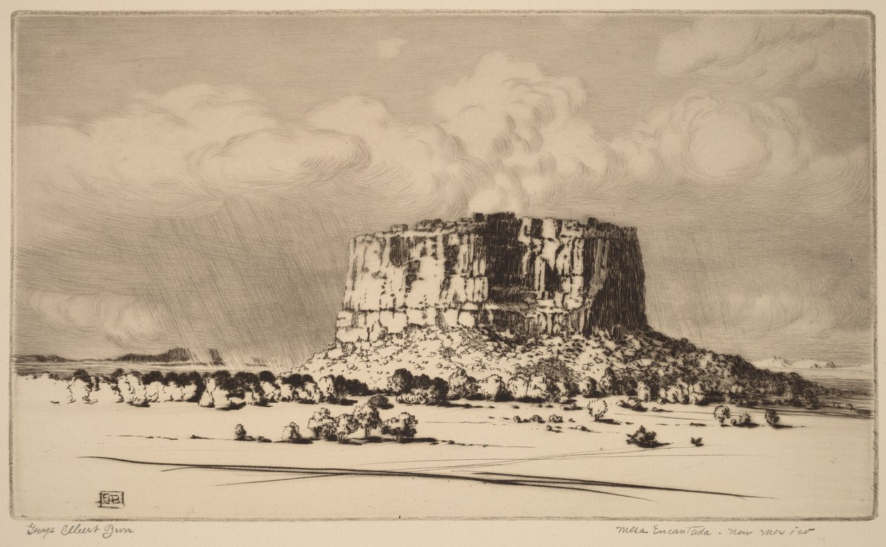 Mesa Encantada, New Mexico (nr. 2) af George Elbert Burr