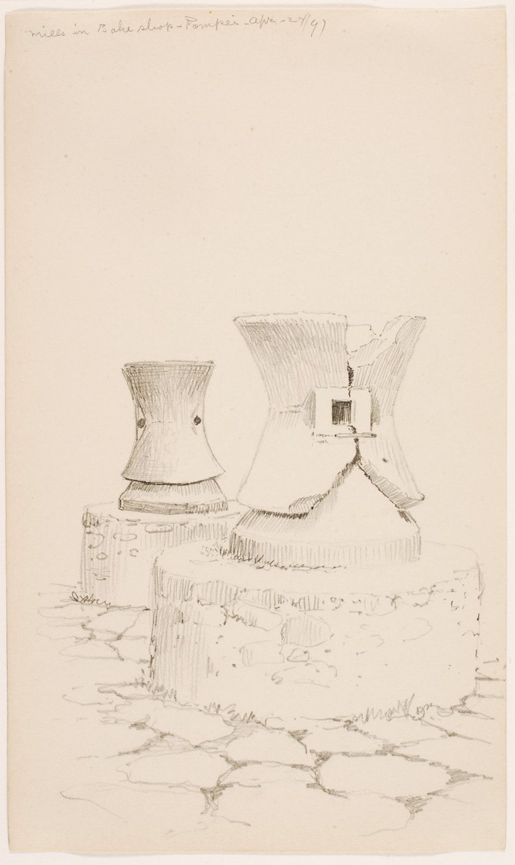 Møller i bageri - Pompei af George Elbert Burr